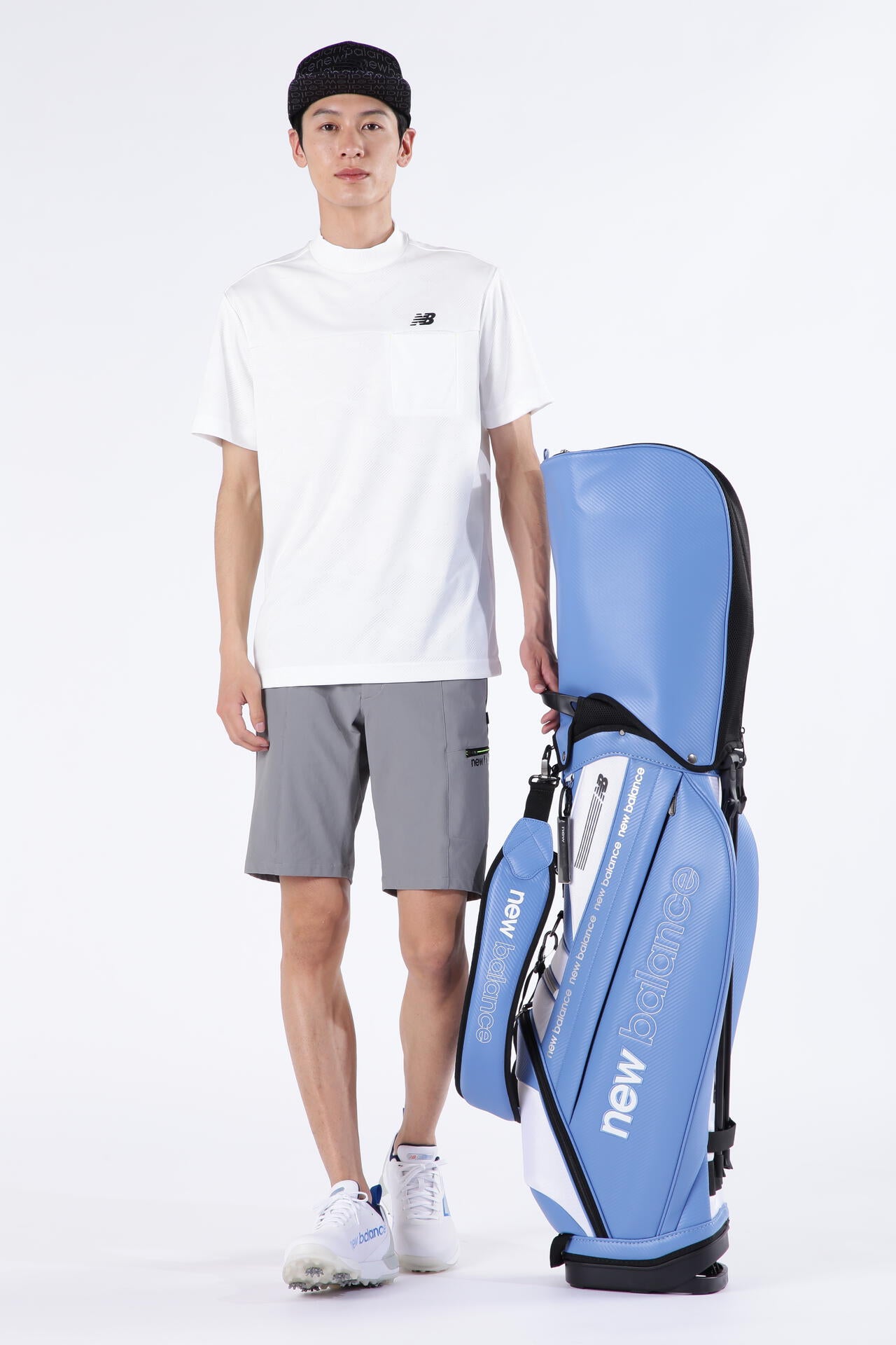 ドライビングレインカモ柄 半袖 モックネック プルオーバー (MENS SPORT)