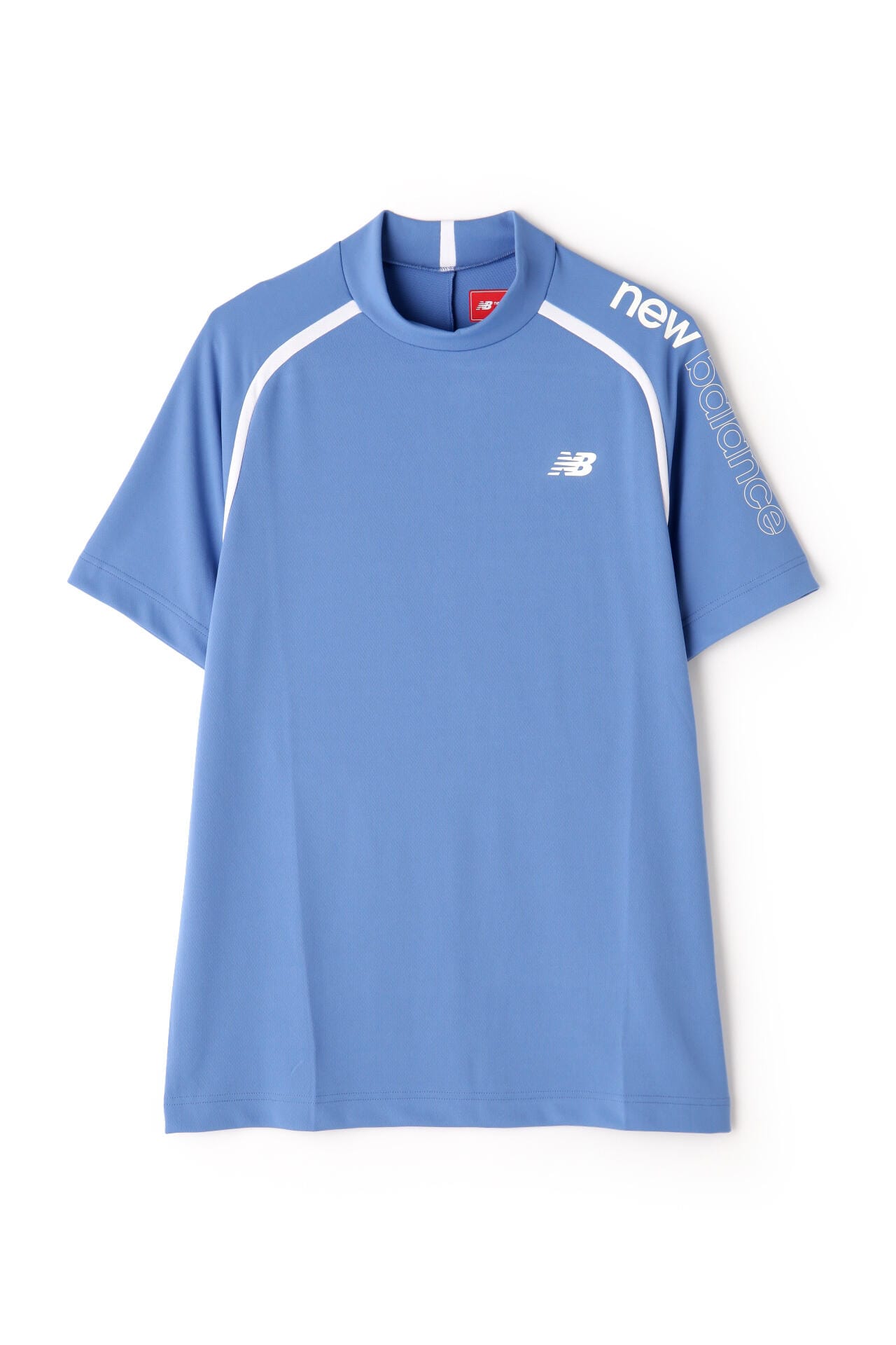 ダブルフェイス裏ハニカム 半袖 モックネック プルオーバー (MENS SPORT)