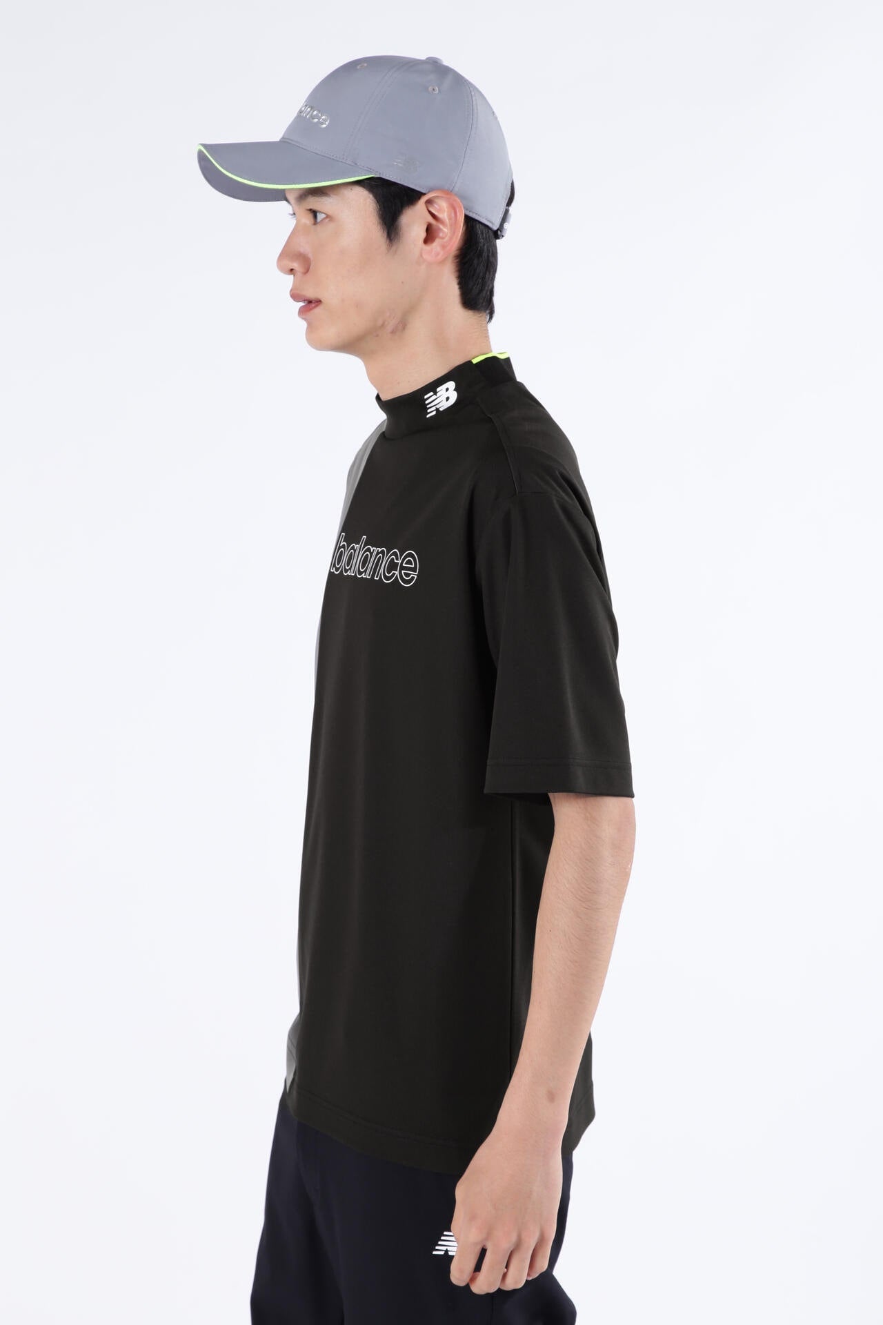 こかげMAX 半袖 モックネック プルオーバー (MENS SPORT)