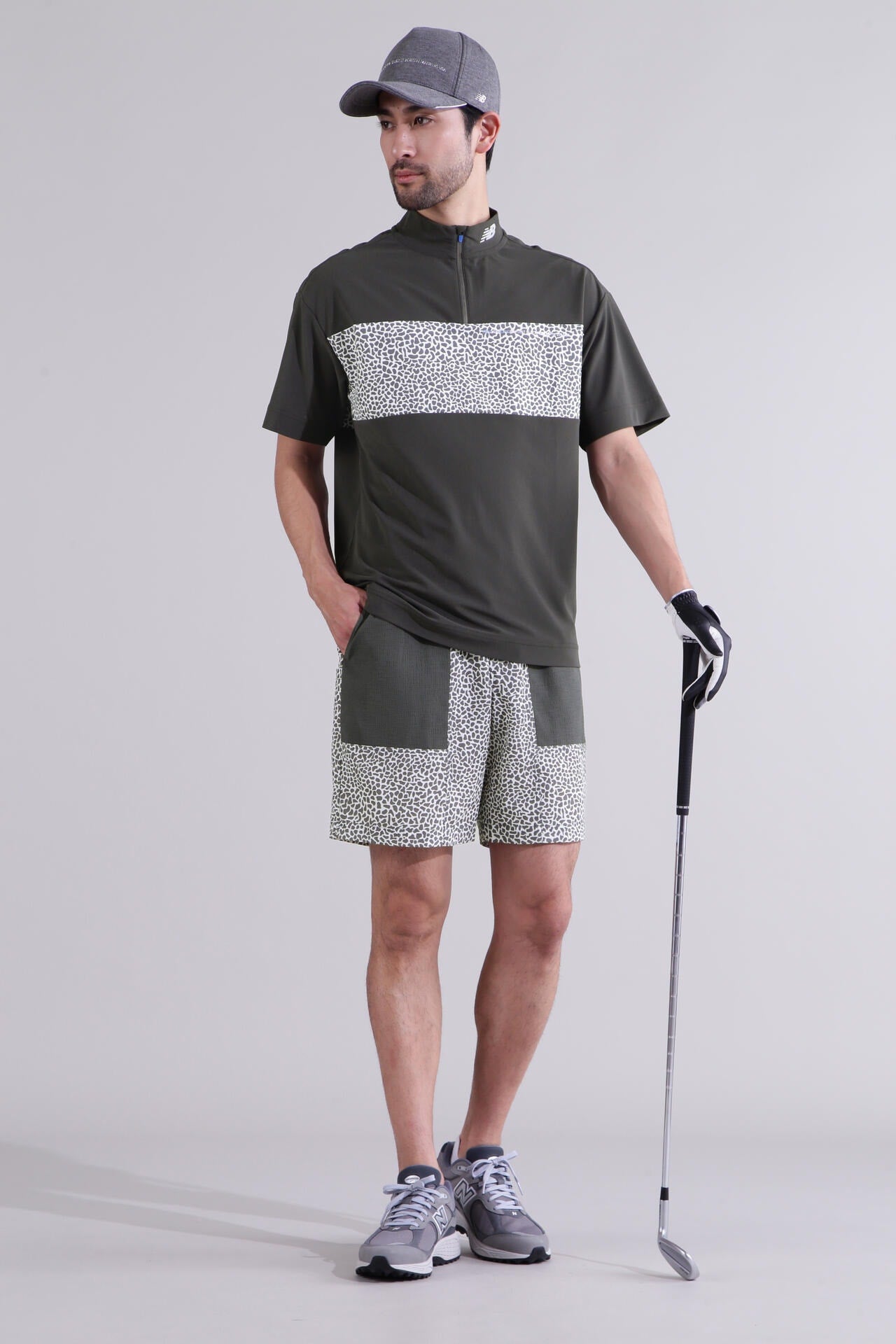 【直営店舗限定】ハーフジップ モックネック プルオーバー (MENS)