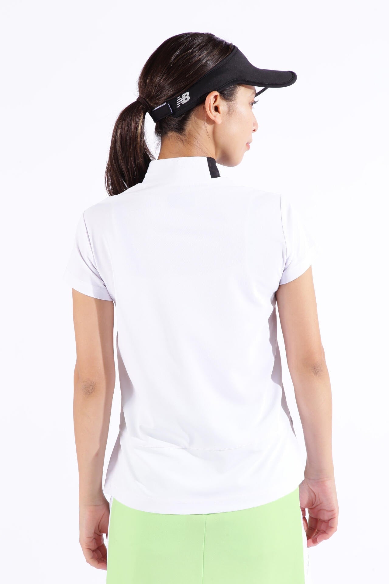 接触冷感 UPF50＋ 半袖 モックネック プルオーバー (WOMENS SPORT)