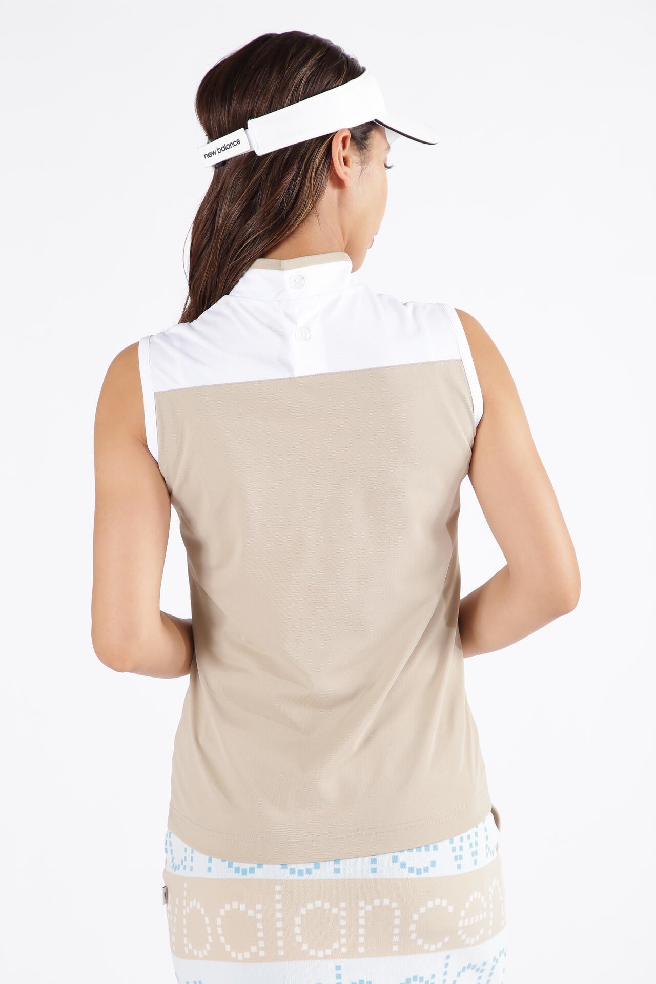 スリーブレス モックネック プルオーバー (WOMENS SPORT)