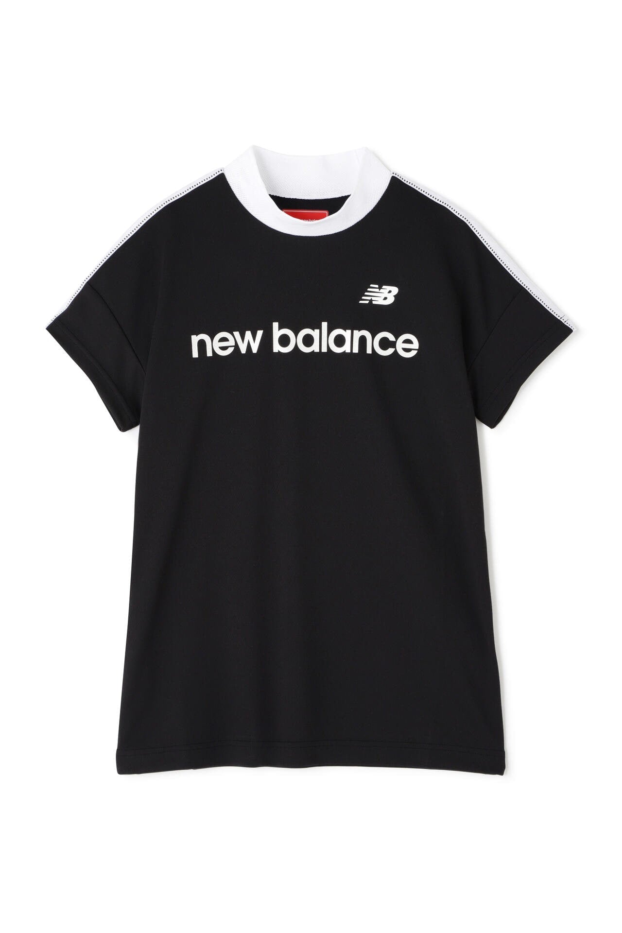 ダブルフェイス裏ハニカム 半袖 モックネック プルオーバー (WOMENS SPORT)
