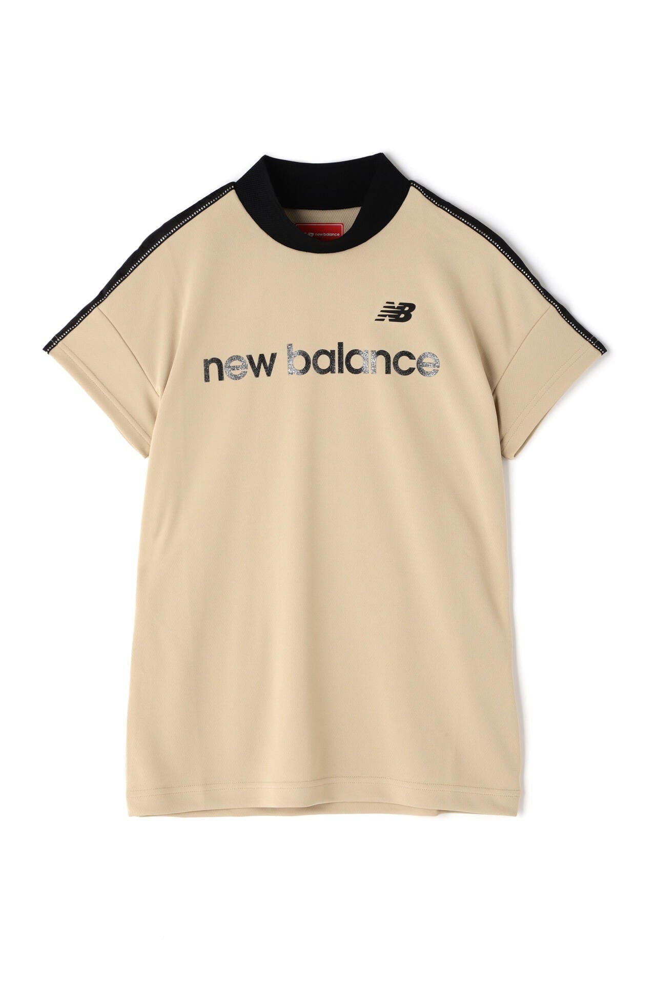 ダブルフェイス裏ハニカム 半袖 モックネック プルオーバー (WOMENS SPORT)