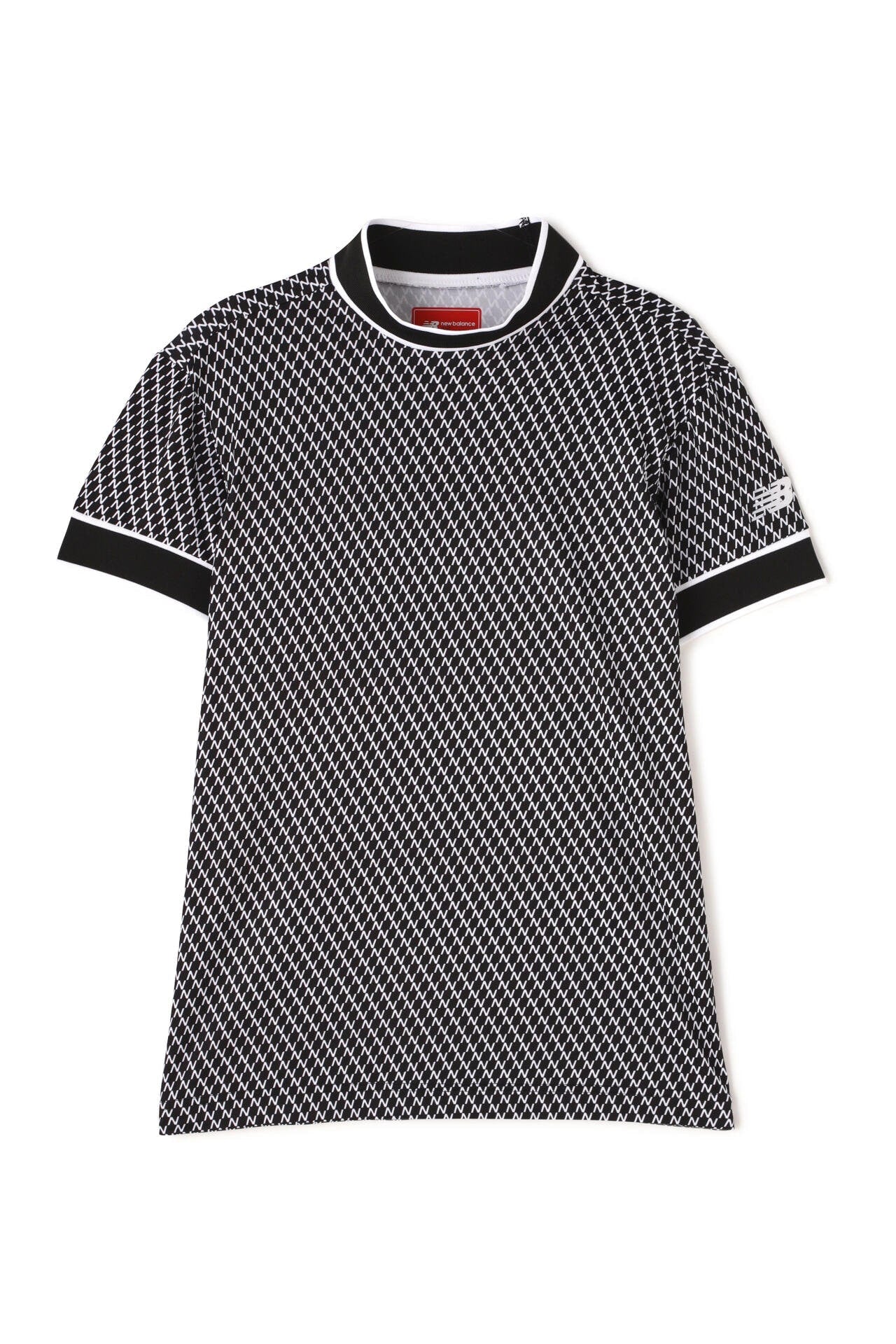 チェック柄 半袖 モックネック プルオーバー (WOMENS WORLD) | new