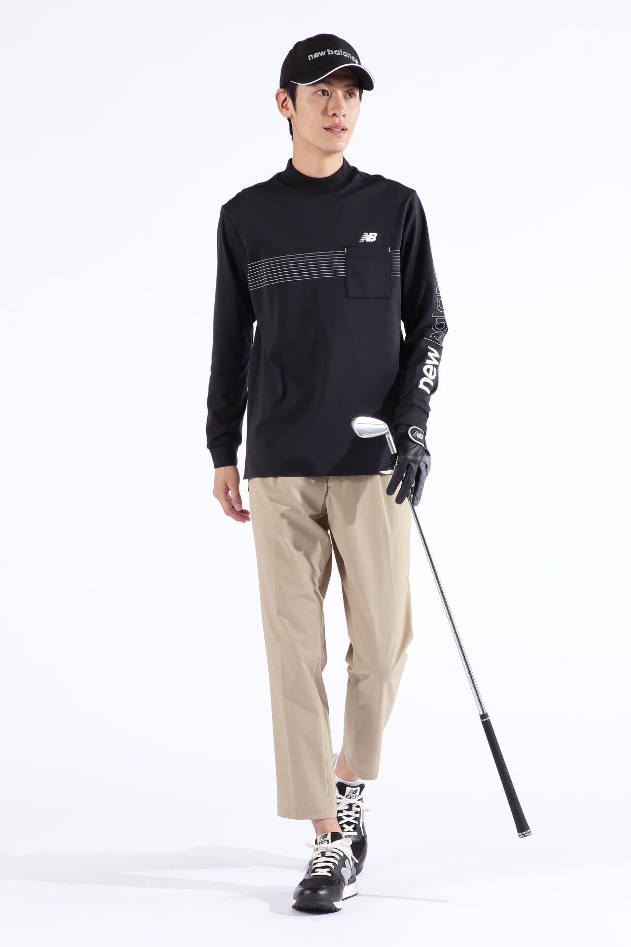 接触冷感 長袖 モックネック プルオーバー (MENS SPORT) | new balance