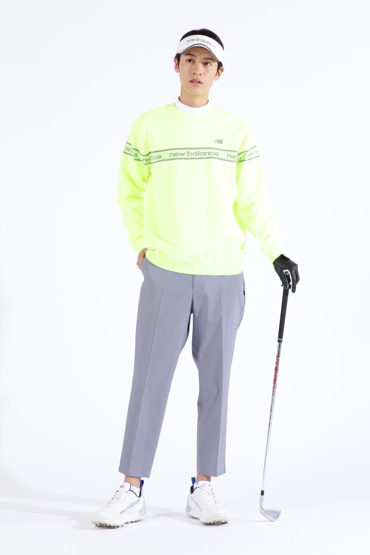 【ブラック】接触冷感 長袖 モックネック プルオーバー (MENS SPORT) 接触冷感 長袖 モックネック プルオーバー (MENS SPORT) | new balance