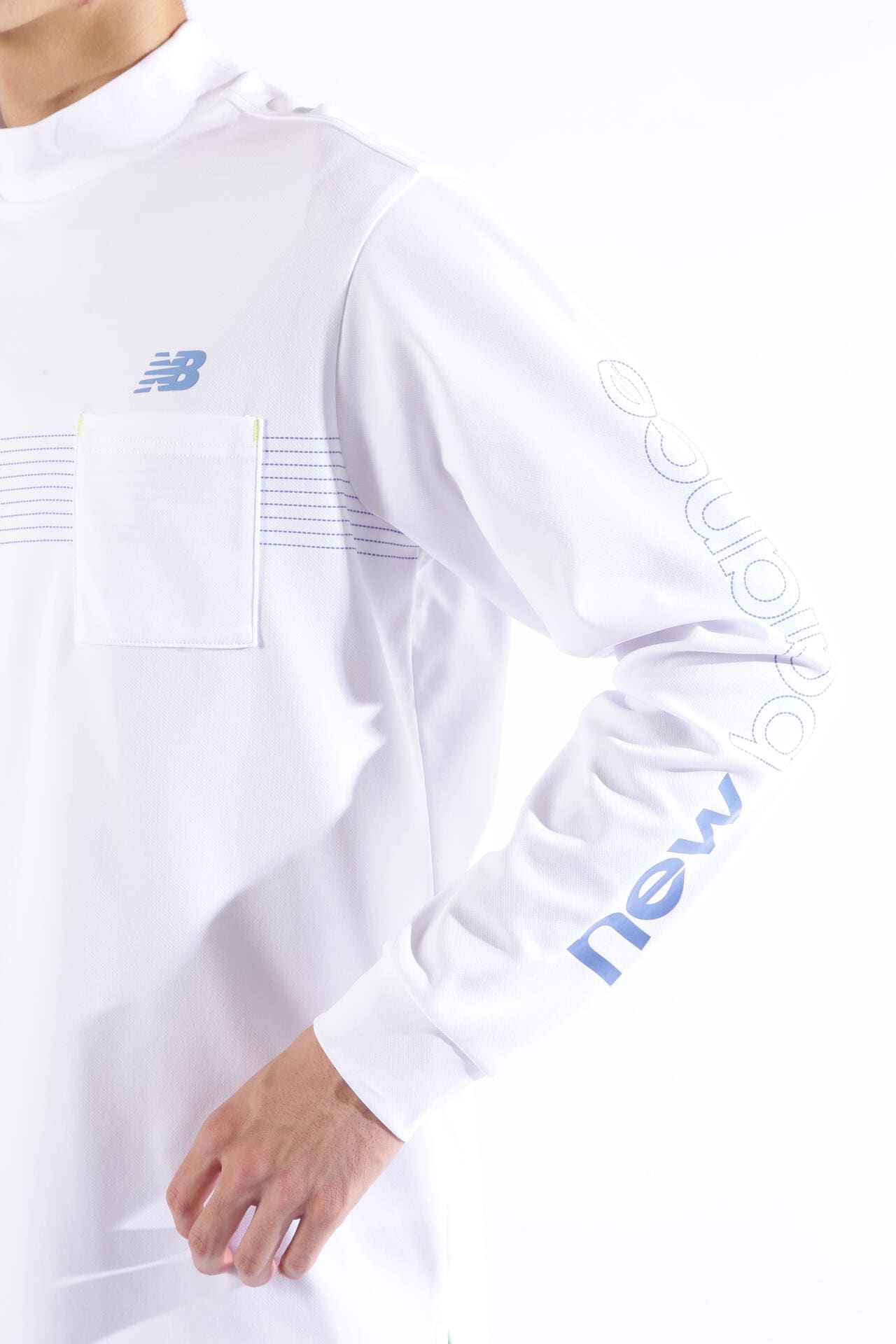 接触冷感 長袖 モックネック プルオーバー (MENS SPORT) | new balance