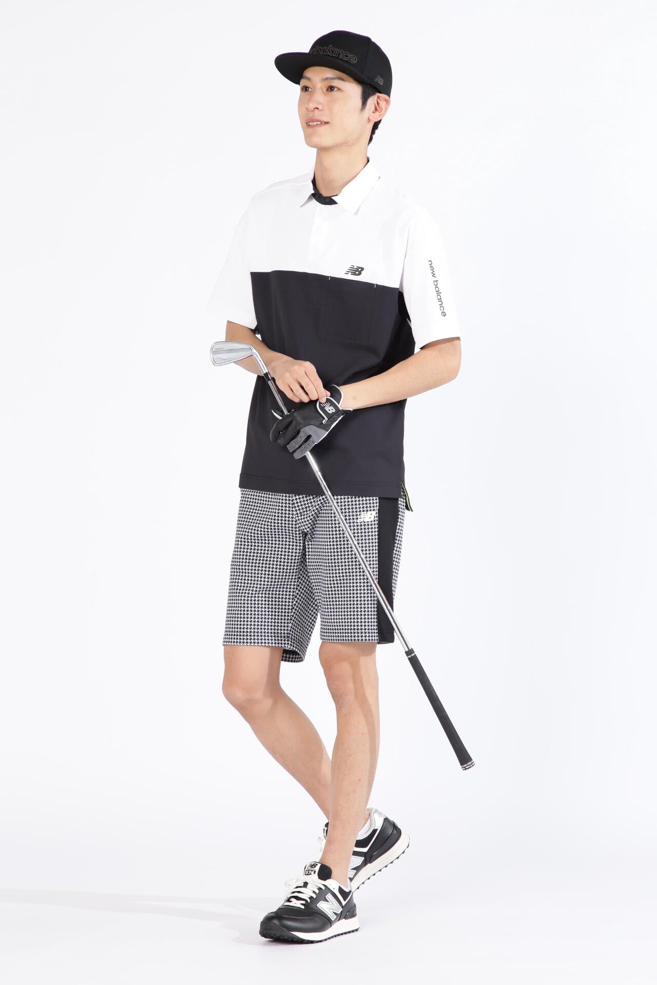 ポップコーンピケ 半袖 カラーシャツ (MENS SPORT)