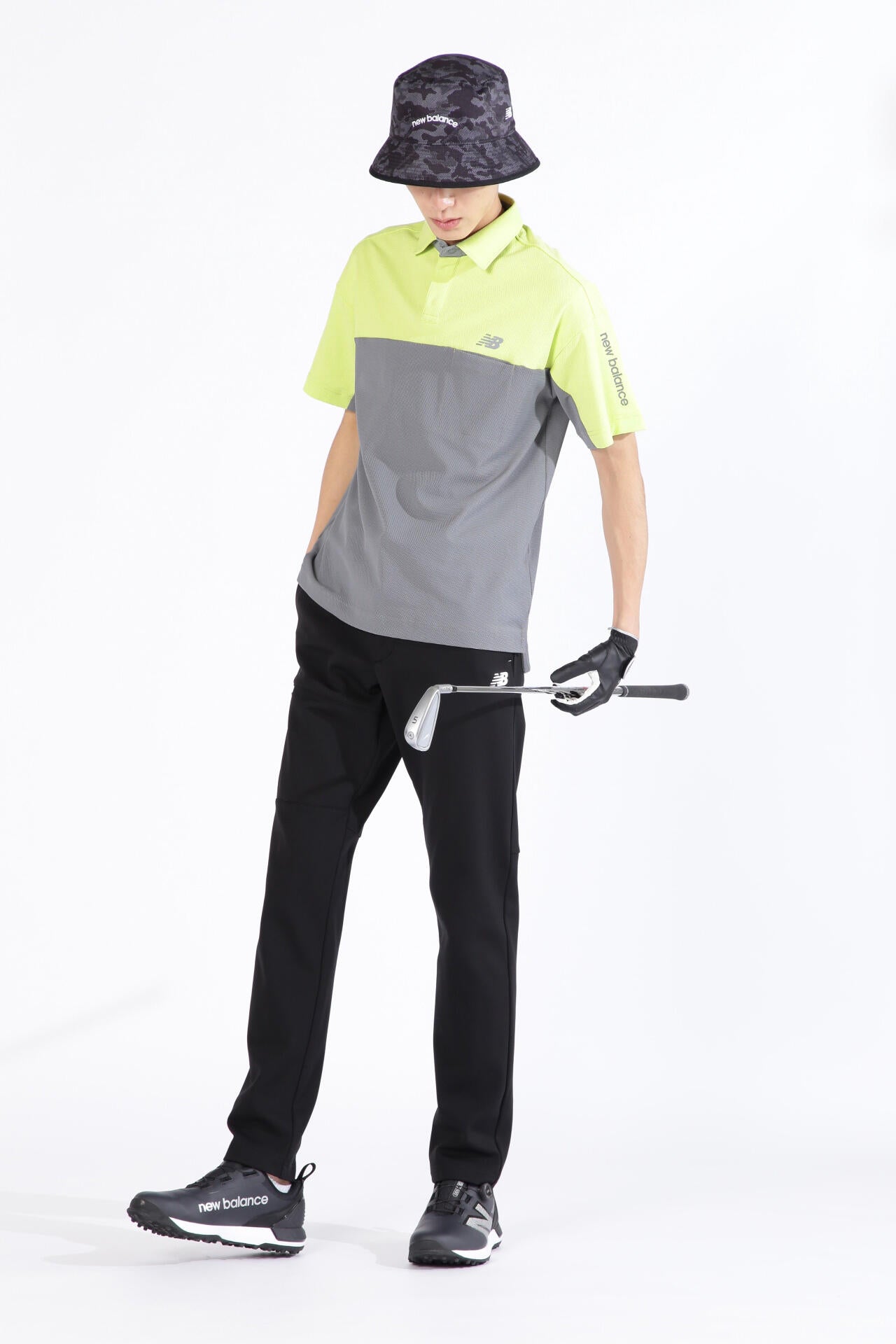 ポップコーンピケ 半袖 カラーシャツ (MENS SPORT)