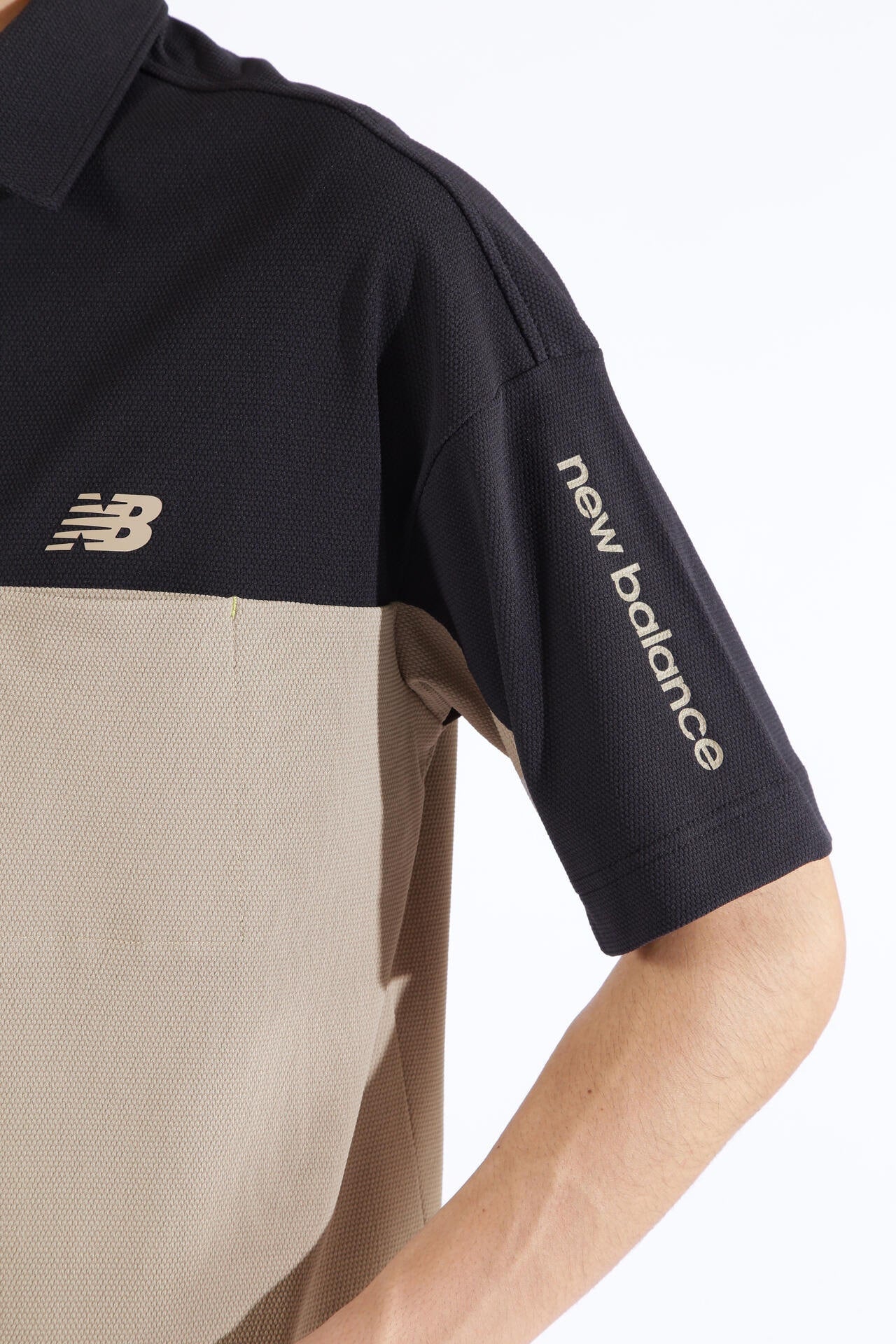 ポップコーンピケ 半袖 カラーシャツ (MENS SPORT)