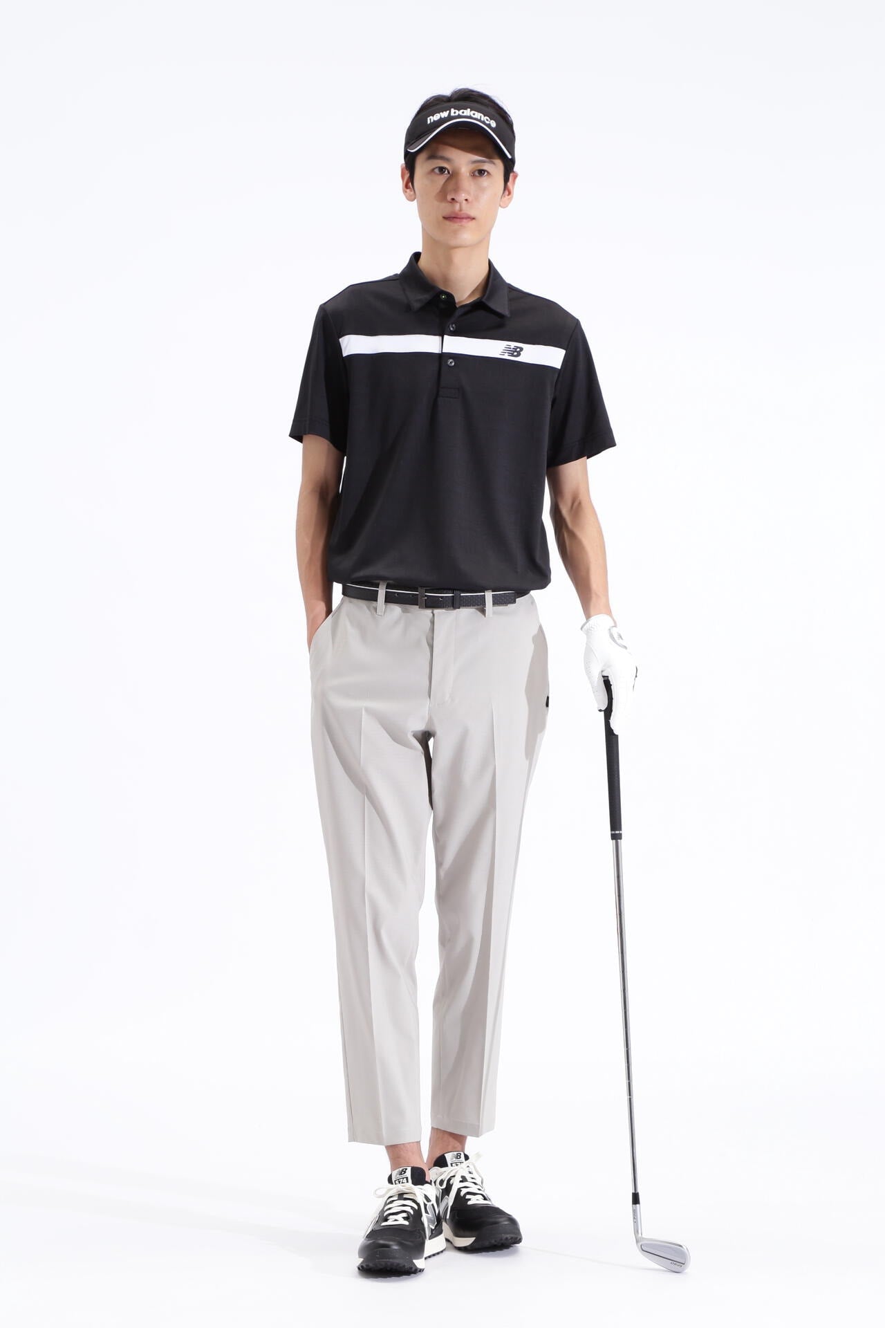 アウトラインステッチ 半袖 カラーシャツ (MENS SPORT)