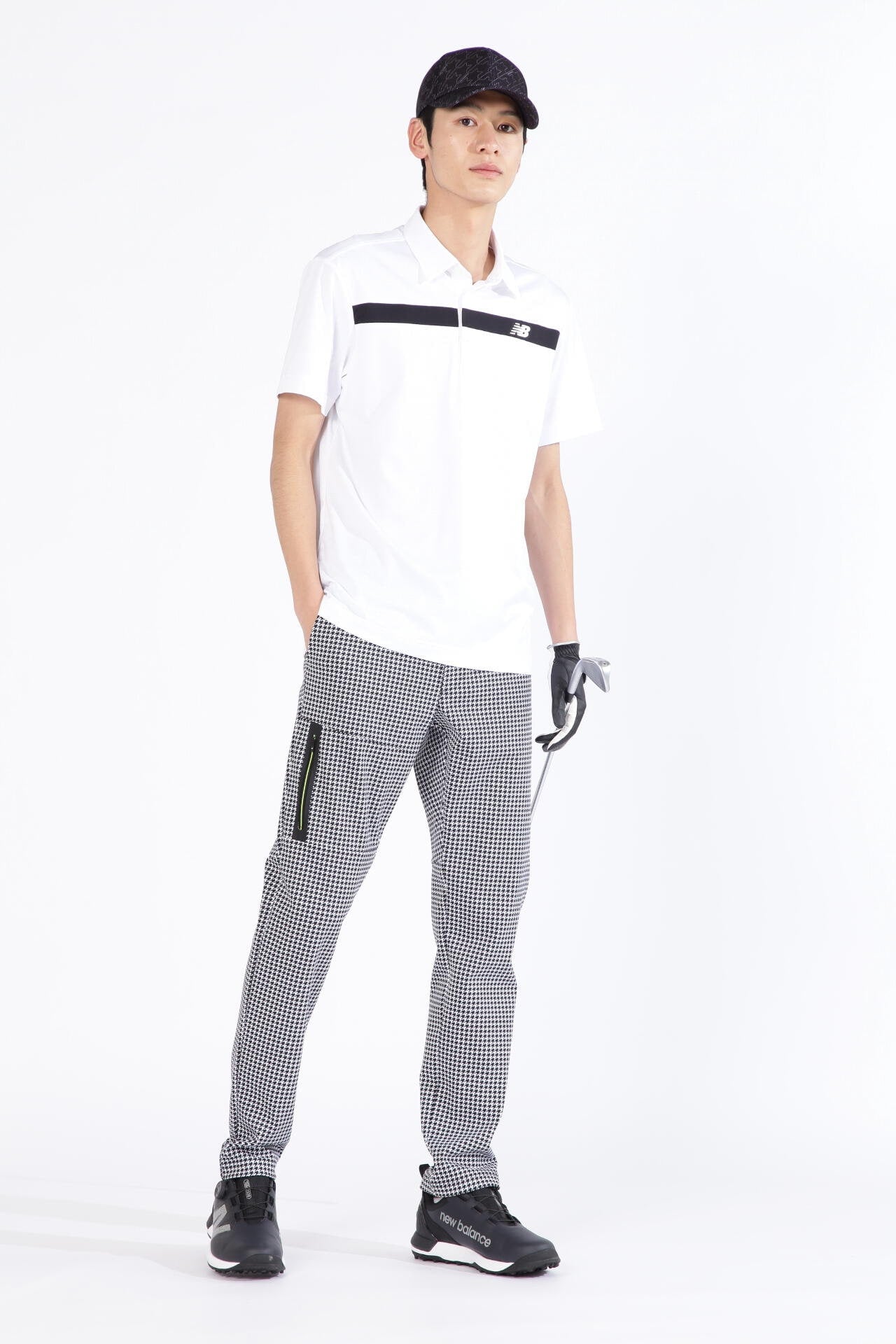 アウトラインステッチ 半袖 カラーシャツ (MENS SPORT)