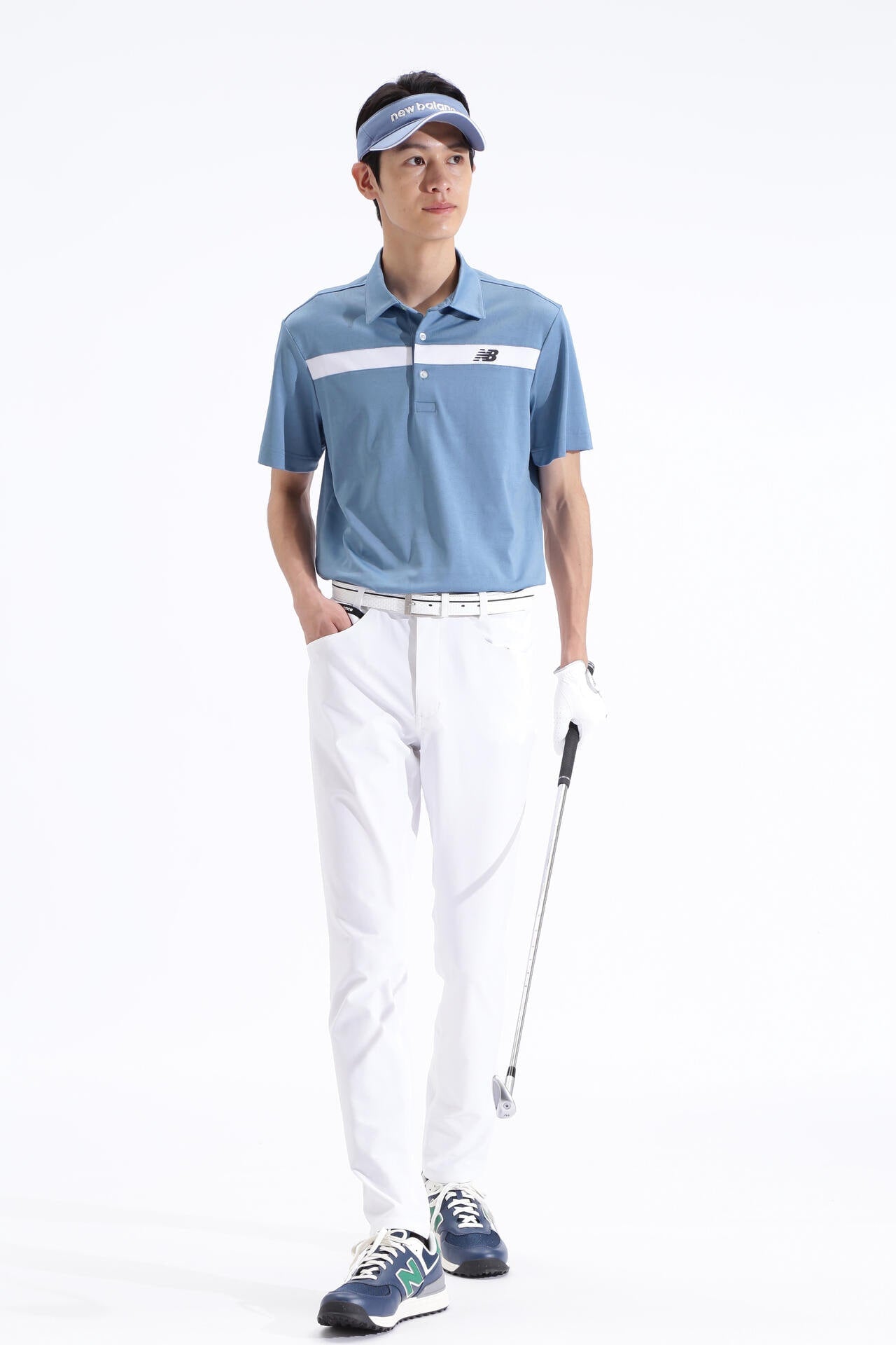 アウトラインステッチ 半袖 カラーシャツ (MENS SPORT)