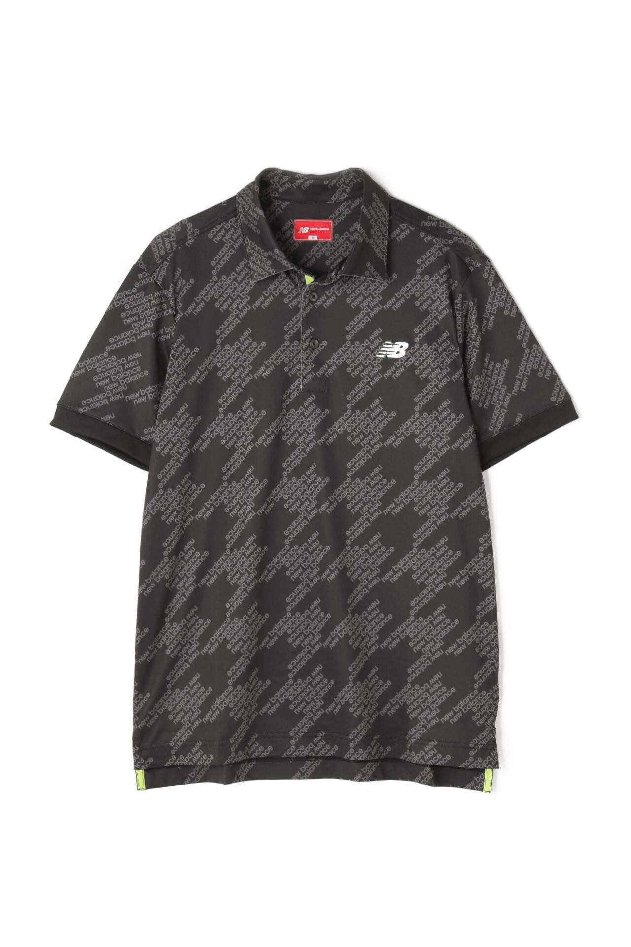 ロゴ×千鳥格子 半袖 カラーシャツ (MENS SPORT) | new balance golf