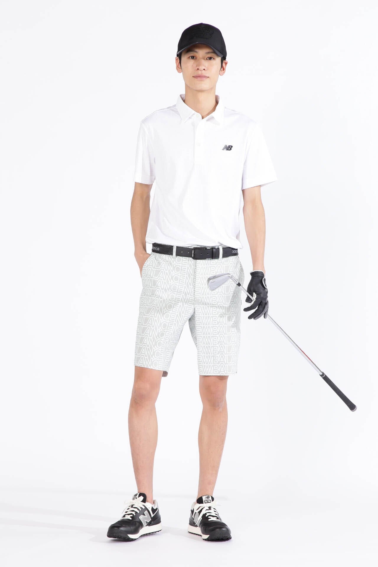 チェッカー×ロゴ 半袖 カラーシャツ (MENS SPORT)