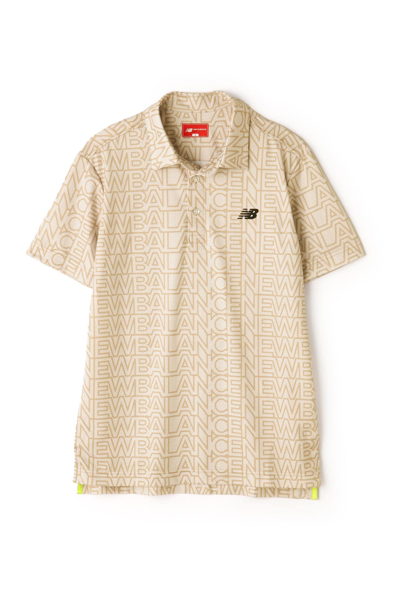 チェッカー×ロゴ 半袖 カラーシャツ (MENS SPORT)