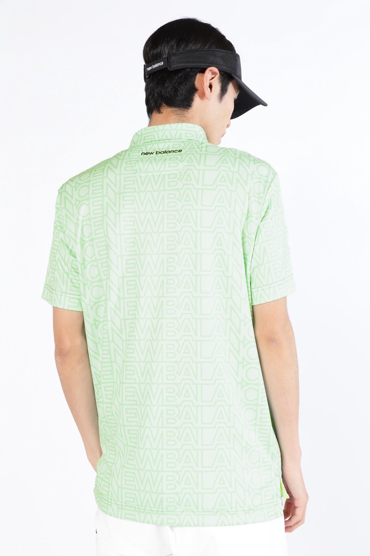 チェッカー×ロゴ 半袖 カラーシャツ (MENS SPORT)