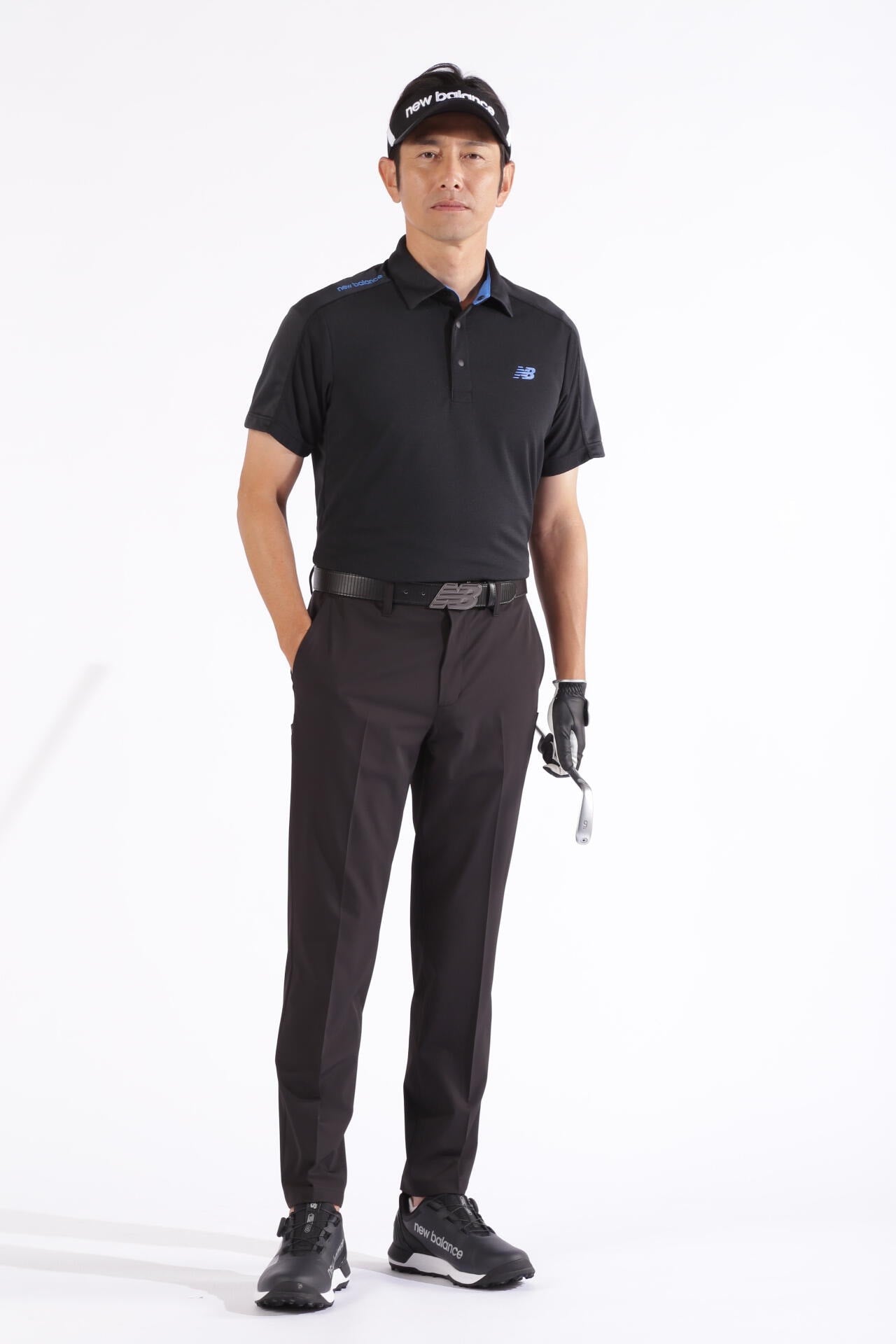 ワッフル×チェック 半袖 カラーシャツ (MENS WORLD)