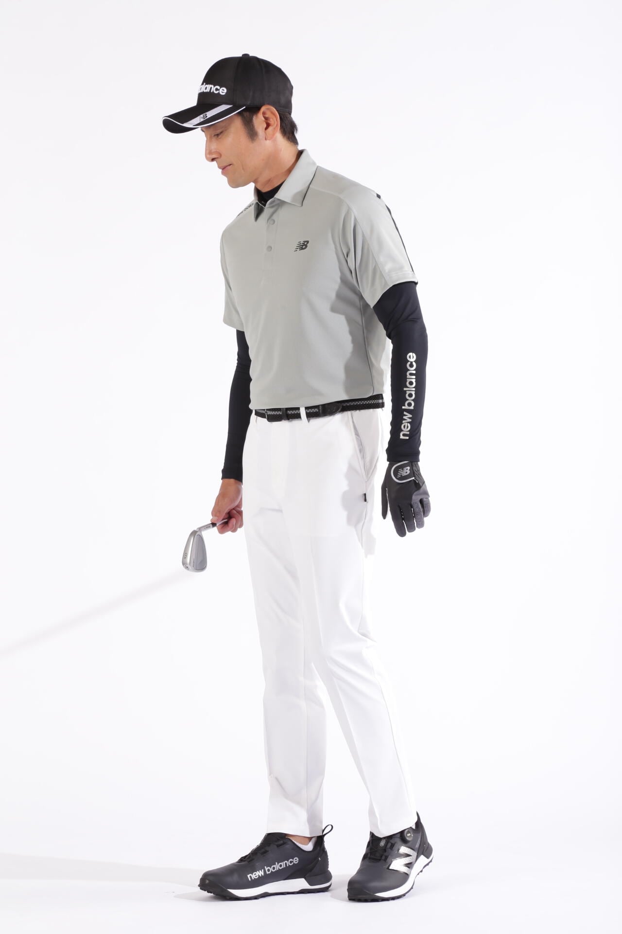 ワッフル×チェック 半袖 カラーシャツ (MENS WORLD)