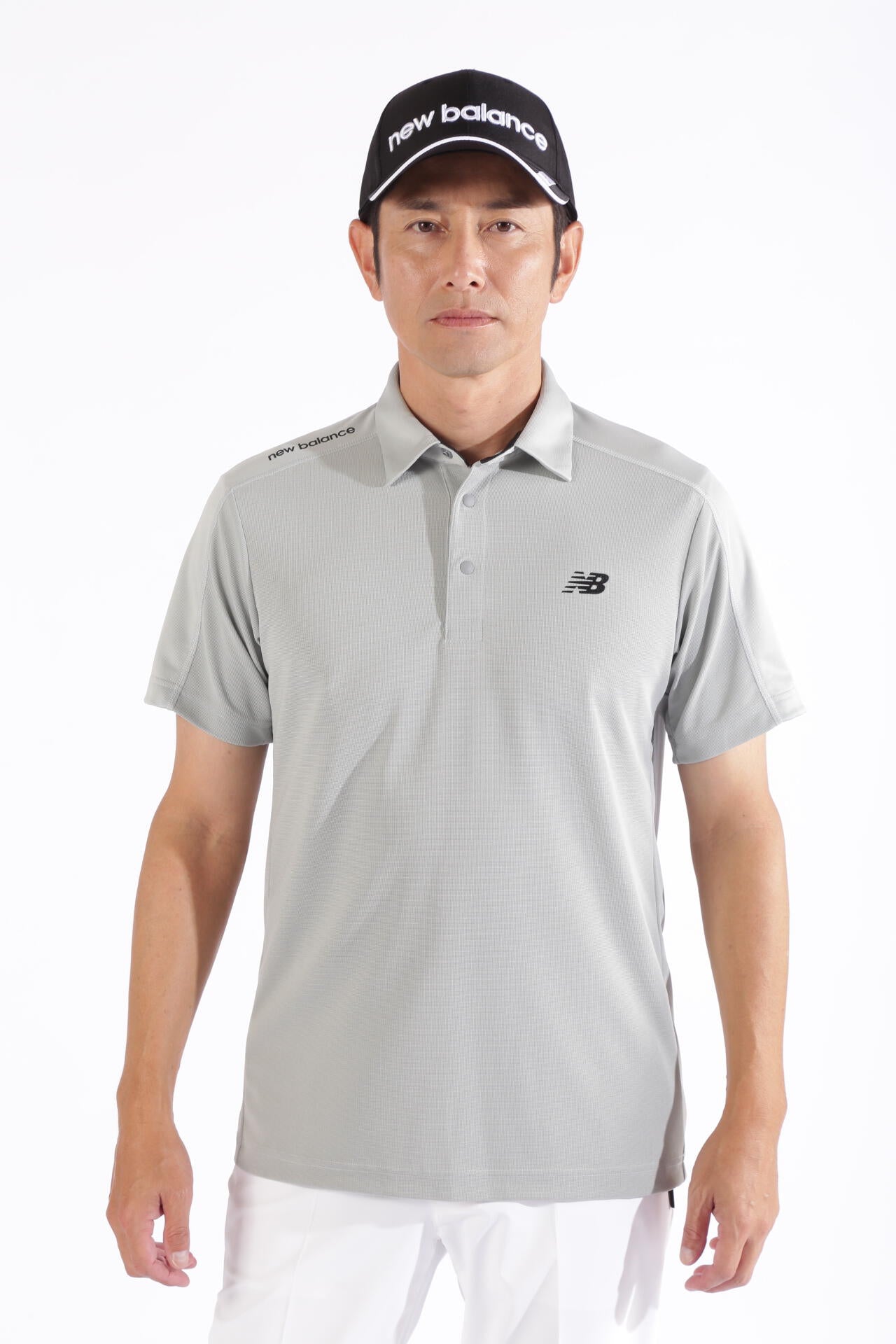 ワッフル×チェック 半袖 カラーシャツ (MENS WORLD)