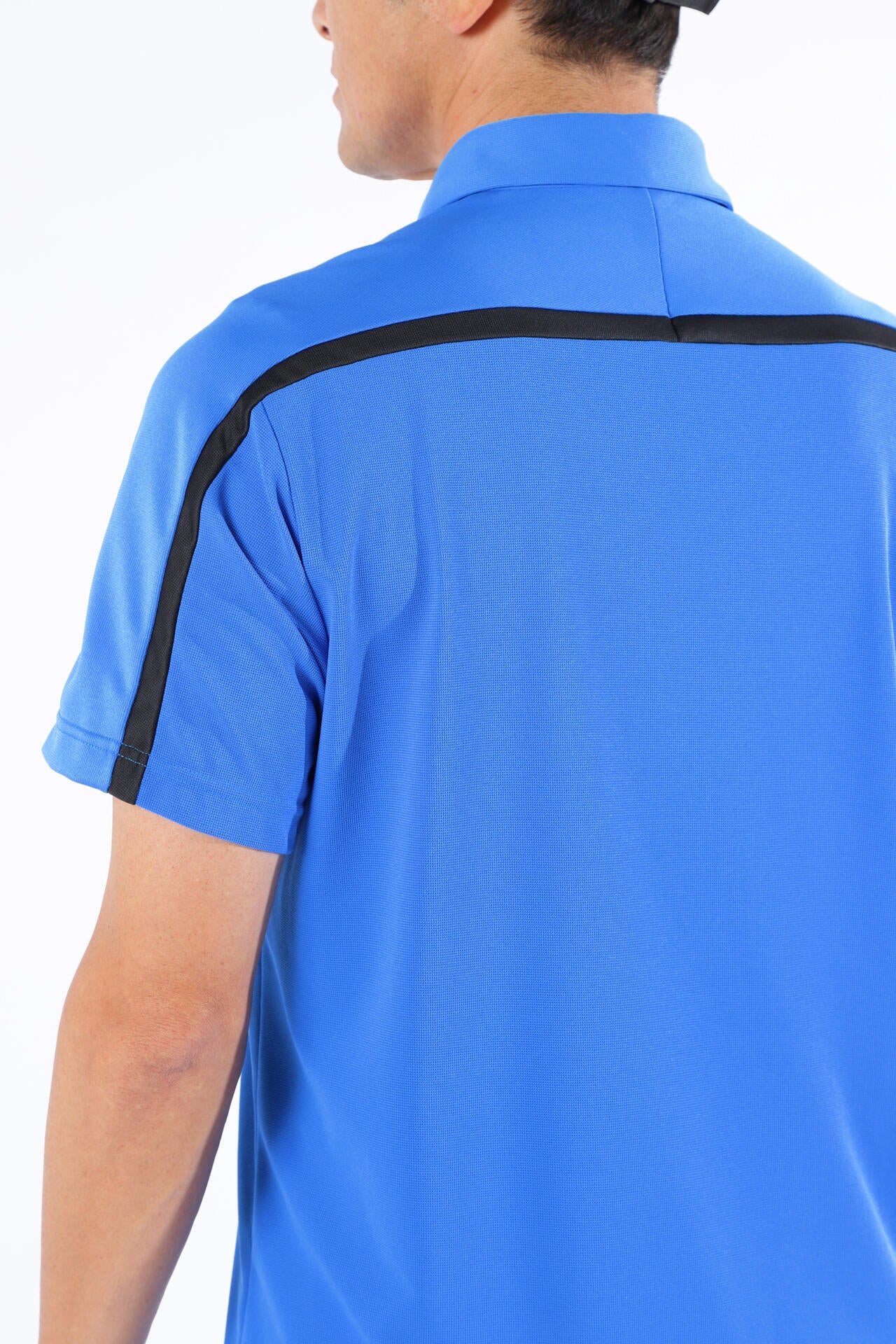 ワッフル×チェック 半袖 カラーシャツ (MENS WORLD)