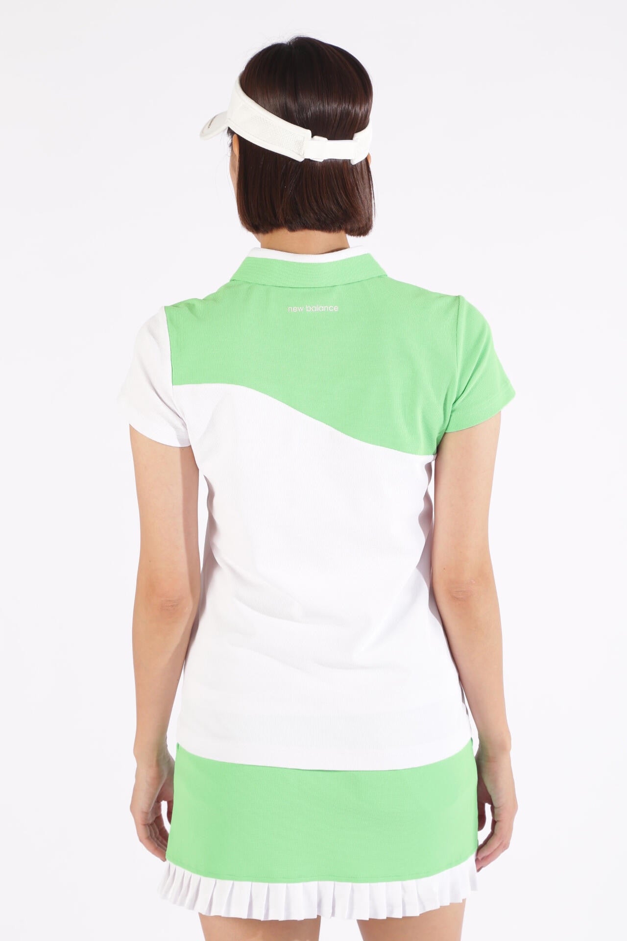 マイクロチェック柄 ハーフジップ カラーシャツ (WOMENS WORLD) | new