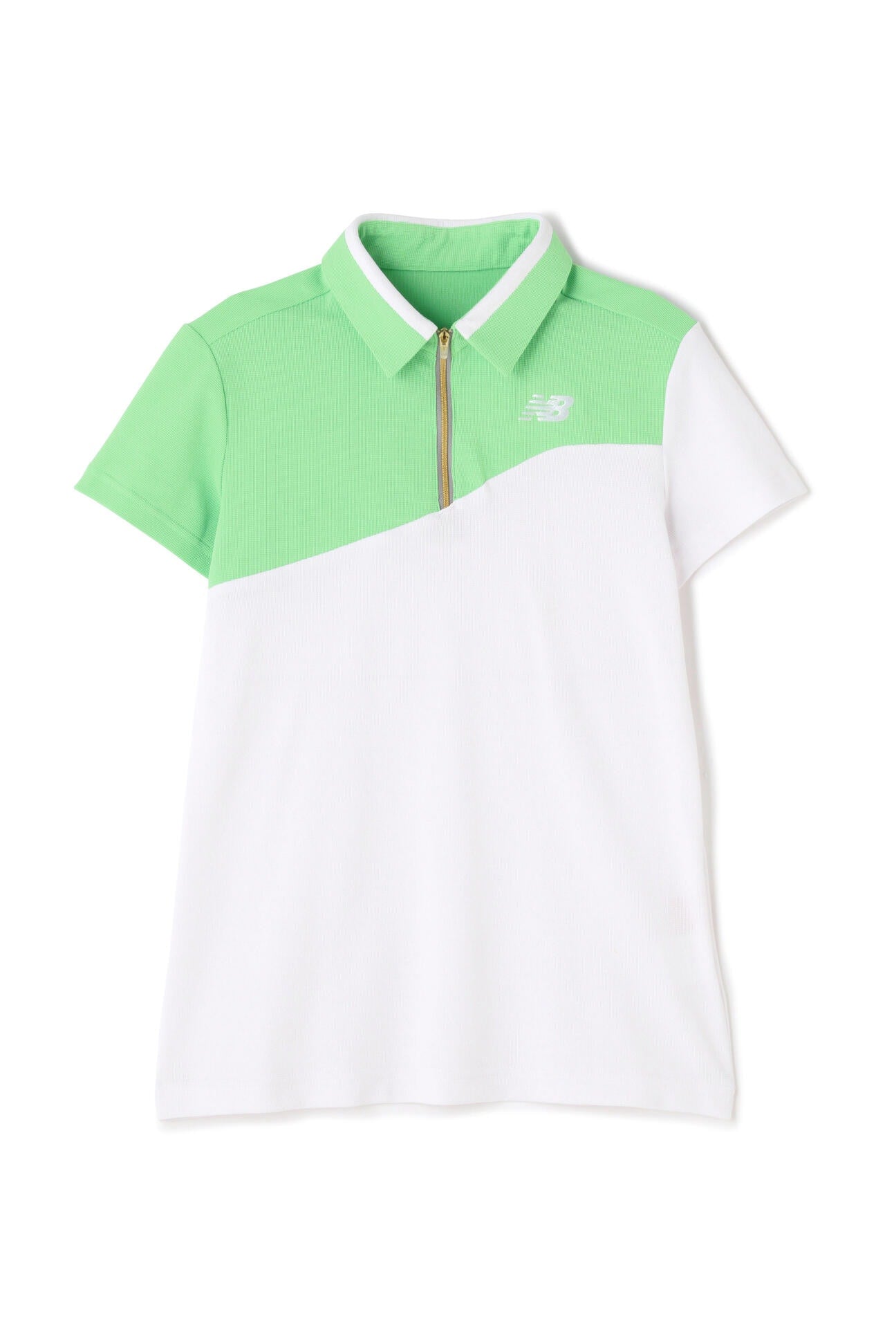 マイクロチェック柄 ハーフジップ カラーシャツ (WOMENS WORLD) | new