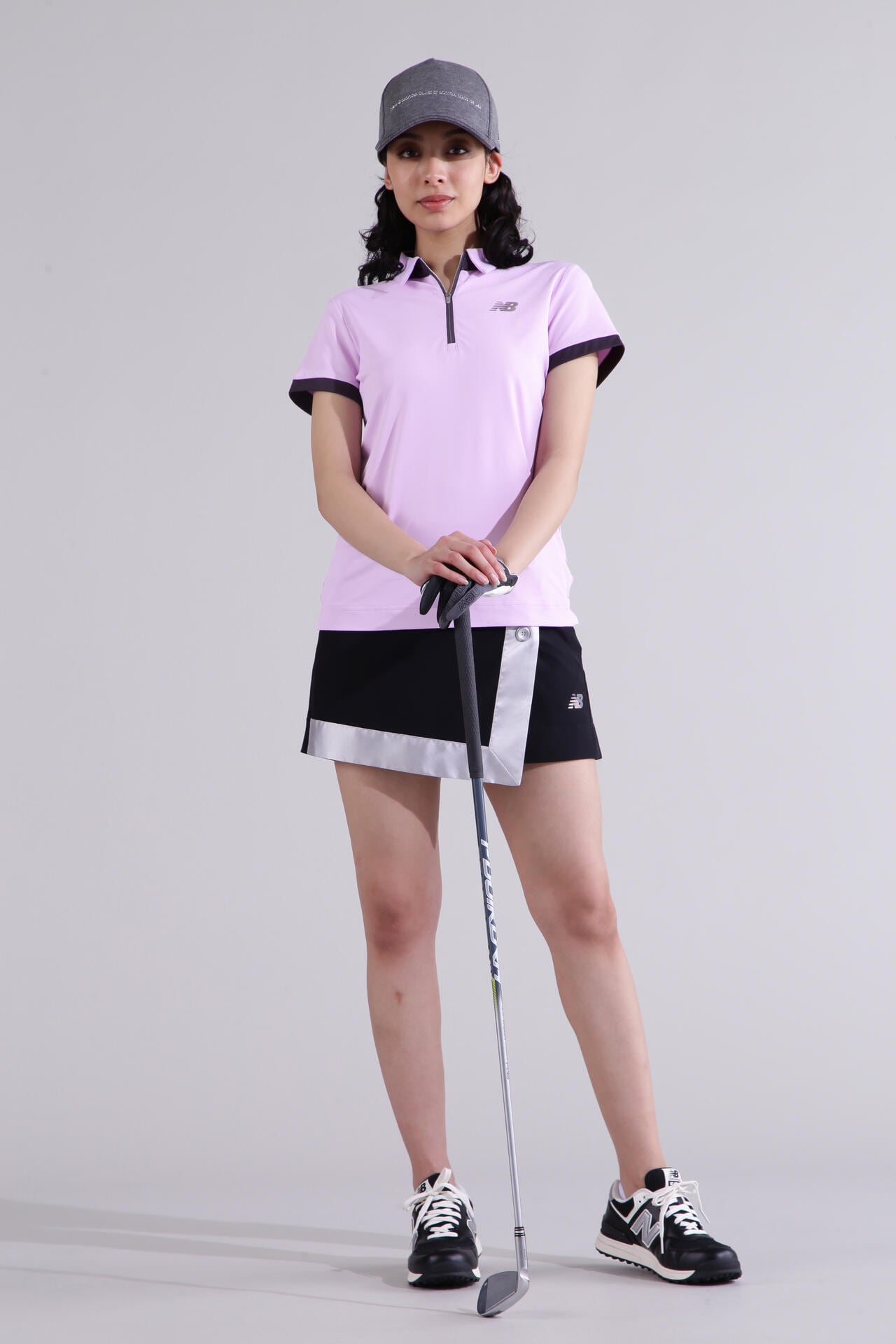 【直営店舗限定】ハーフジップ カラーシャツ (WOMENS)