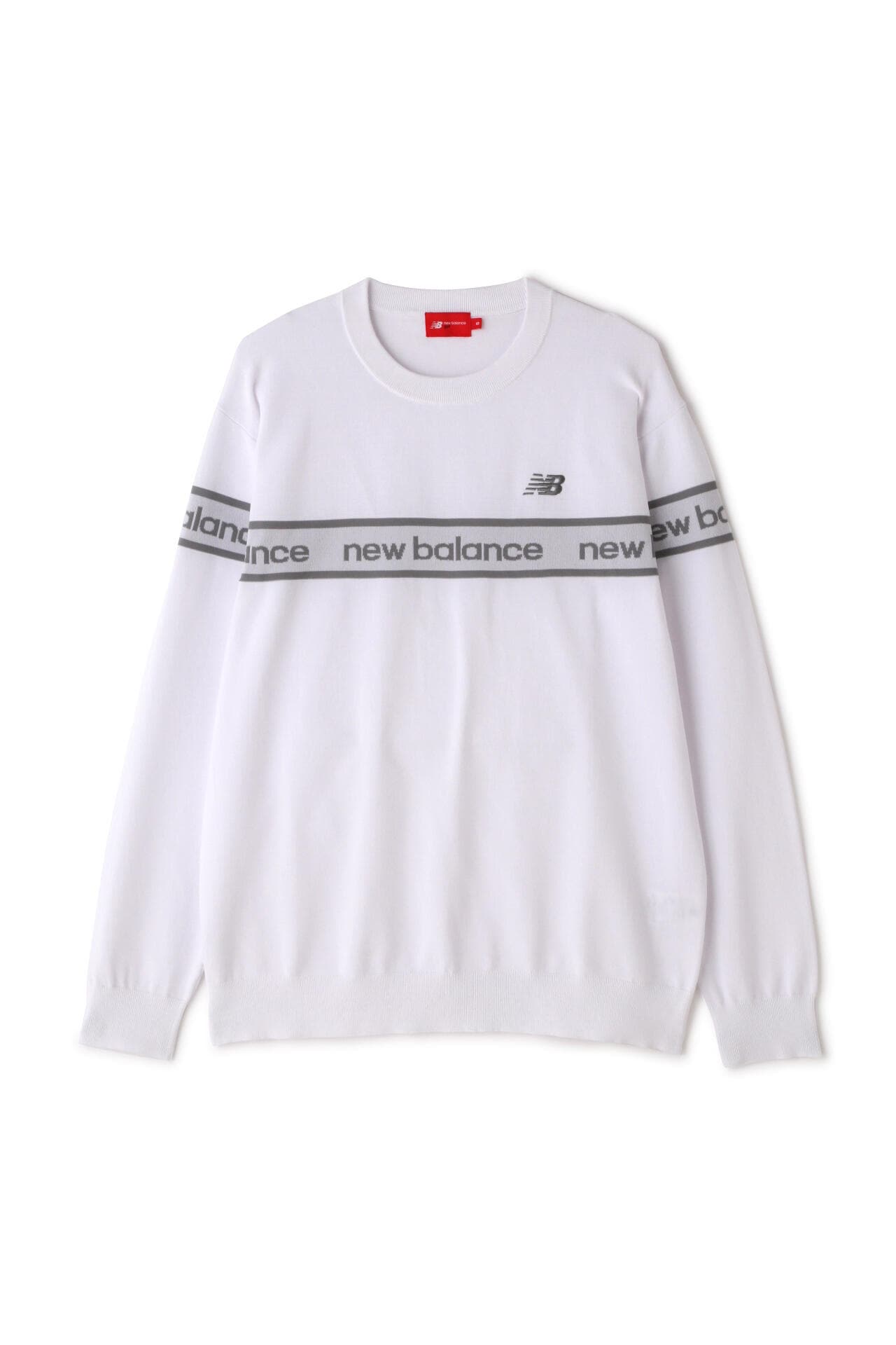 ロゴ×ガーター×プレーン クルーネック ニット プルオーバー (MENS