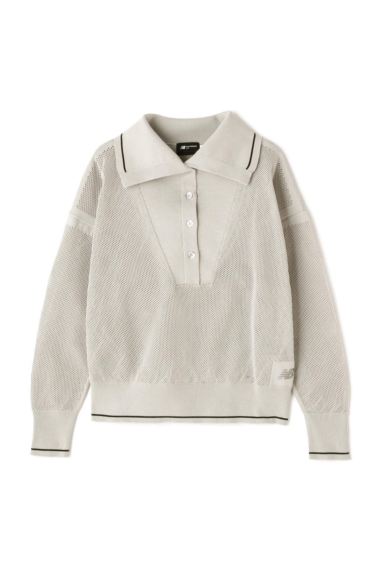 直営店舗限定】オープンカラー ニット プルオーバー (WOMENS) | new