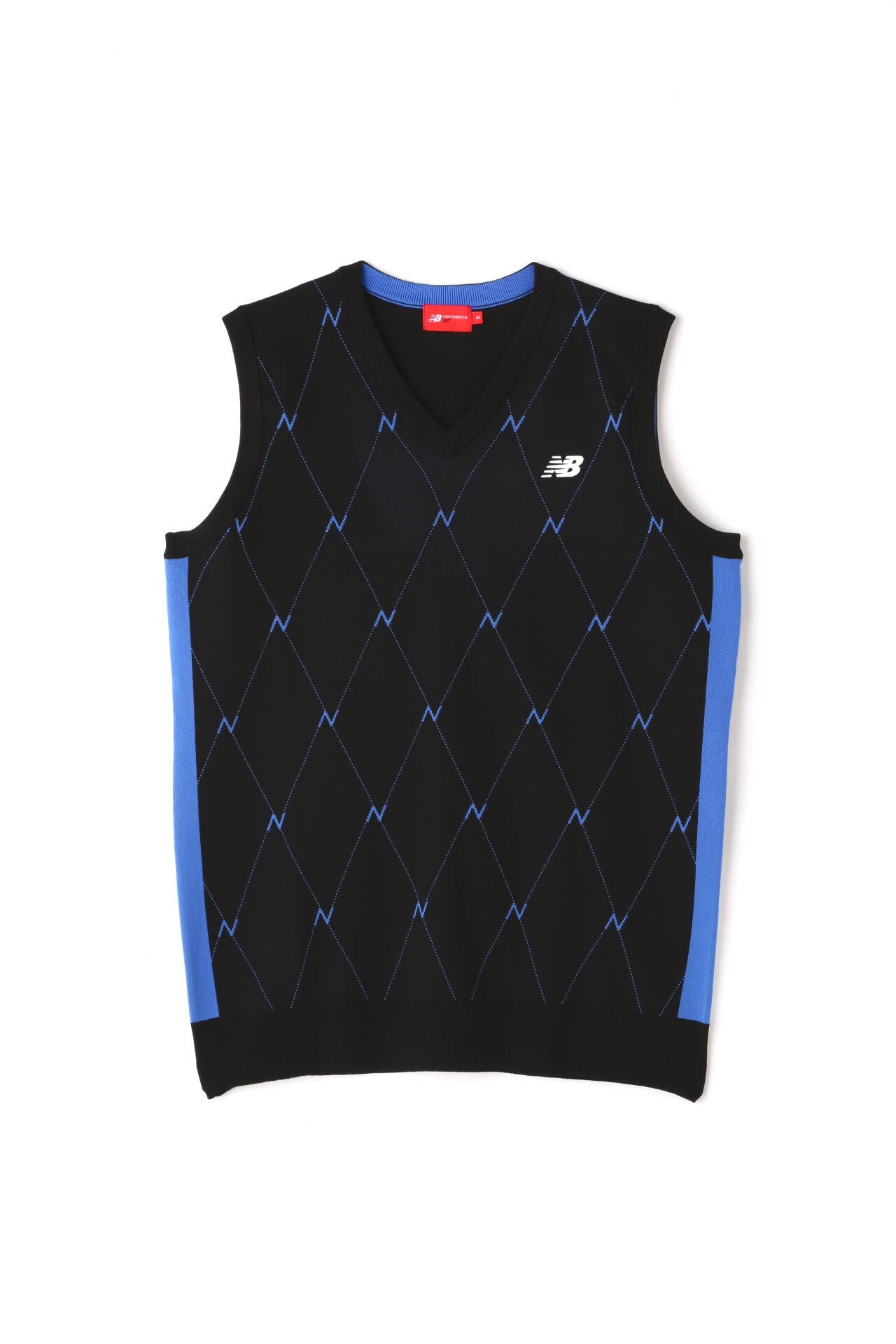 Nアーガイル柄 Vネック ニット ベスト (MENS WORLD) | new balance