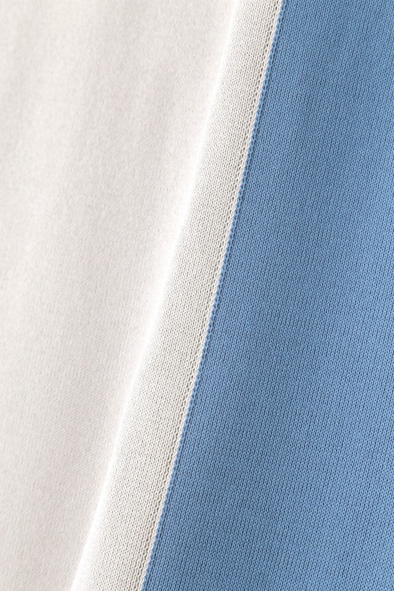 【直営店舗限定】半袖 モックネック ニット プルオーバー (MENS)