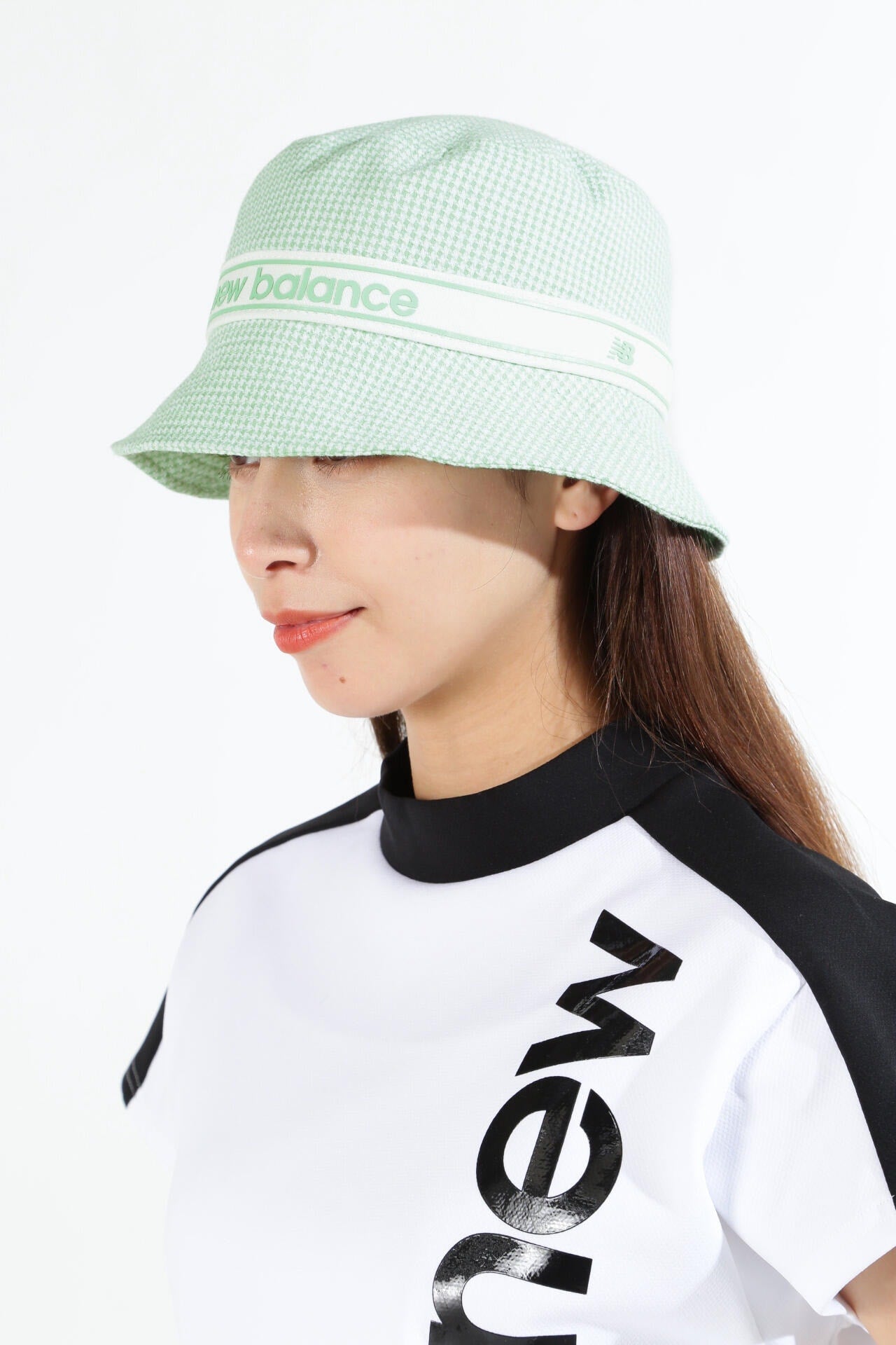千鳥格子 総柄 バケットハット (WOMENS SPORT) | new balance golf