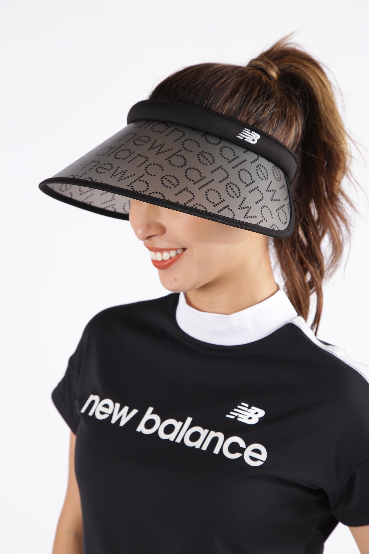 COOLMAX ピクセルロゴ柄 セルサンバイザー (WOMENS SPORT)