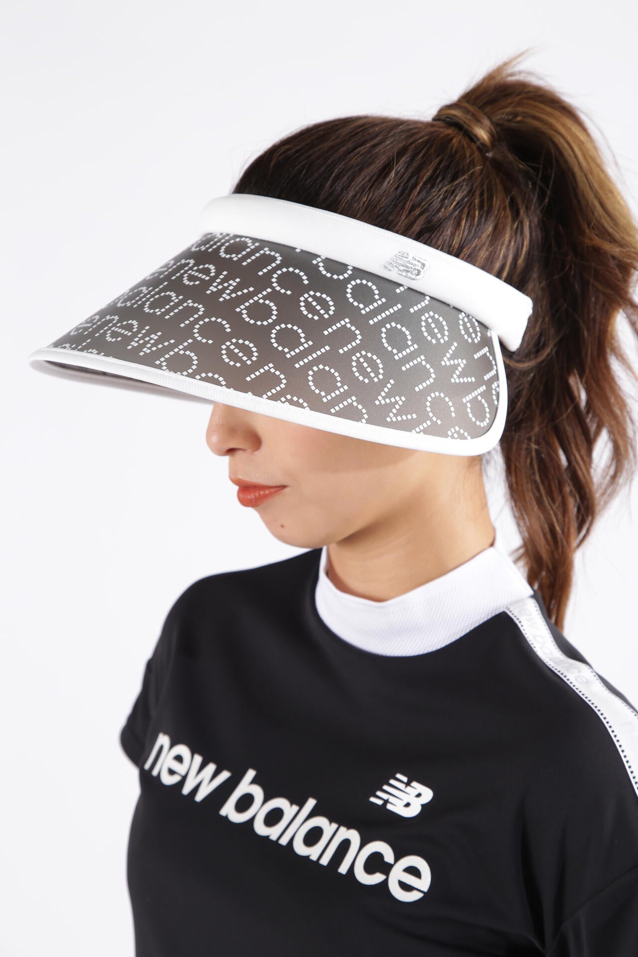 COOLMAX ピクセルロゴ柄 セルサンバイザー (WOMENS SPORT)