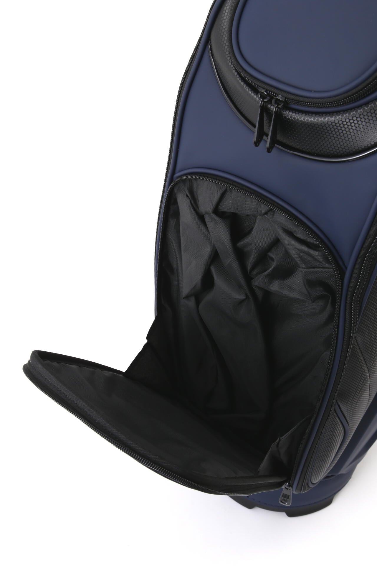 マットPU×エンボスPU×エナメル キャディバッグ(46インチ対応)(9型