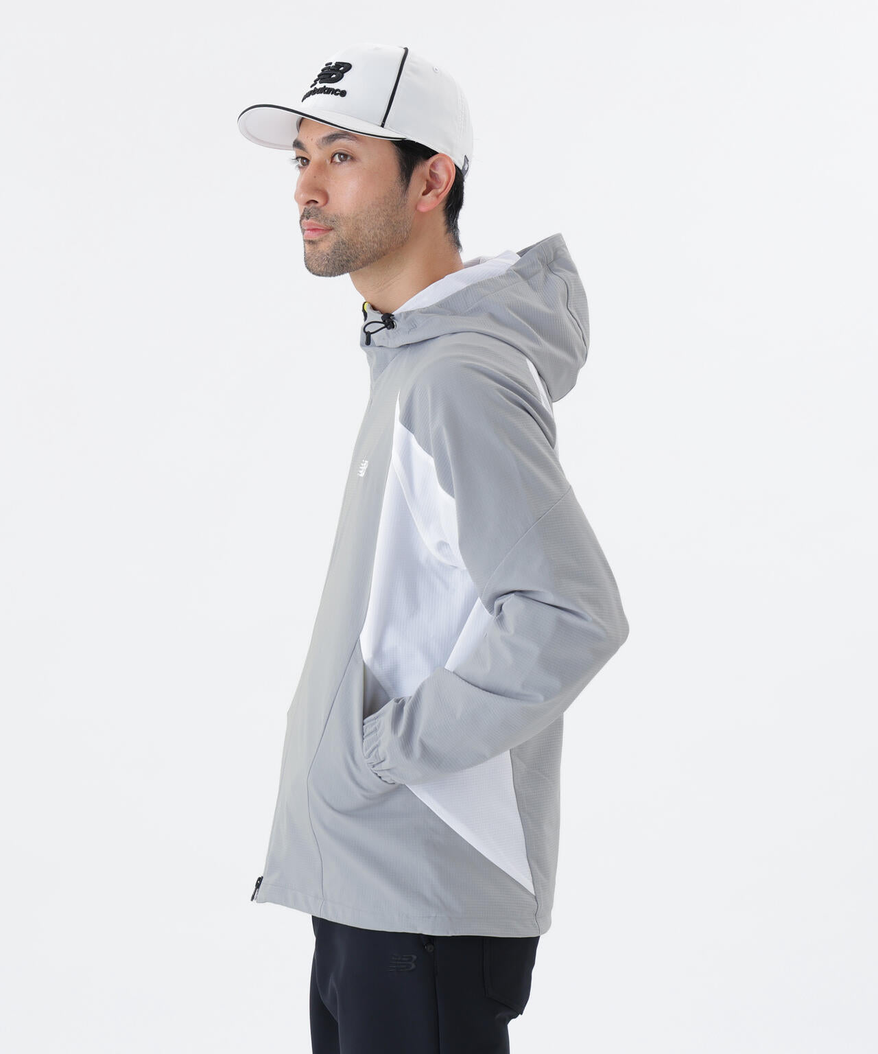 撥水 4WAYストレッチ フルジップ シェルパーカー (MENS) | new balance