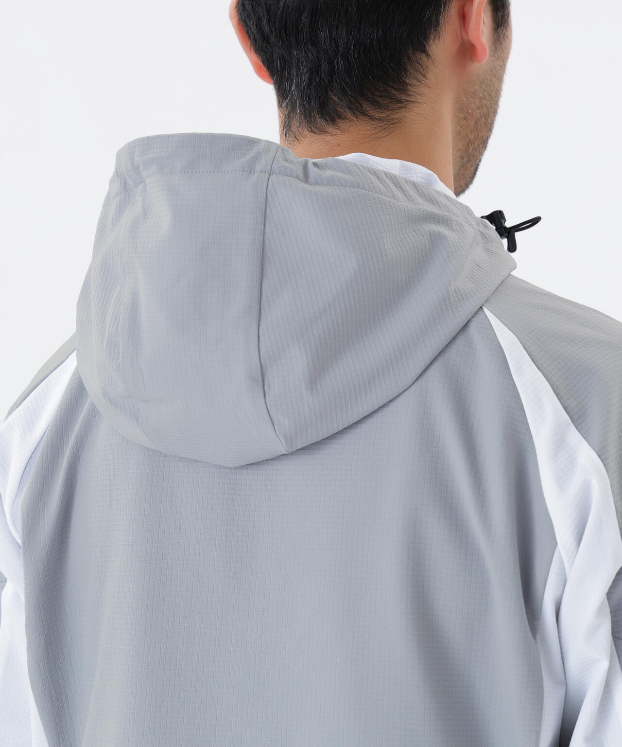 撥水 4WAYストレッチ フルジップ シェルパーカー (MENS)