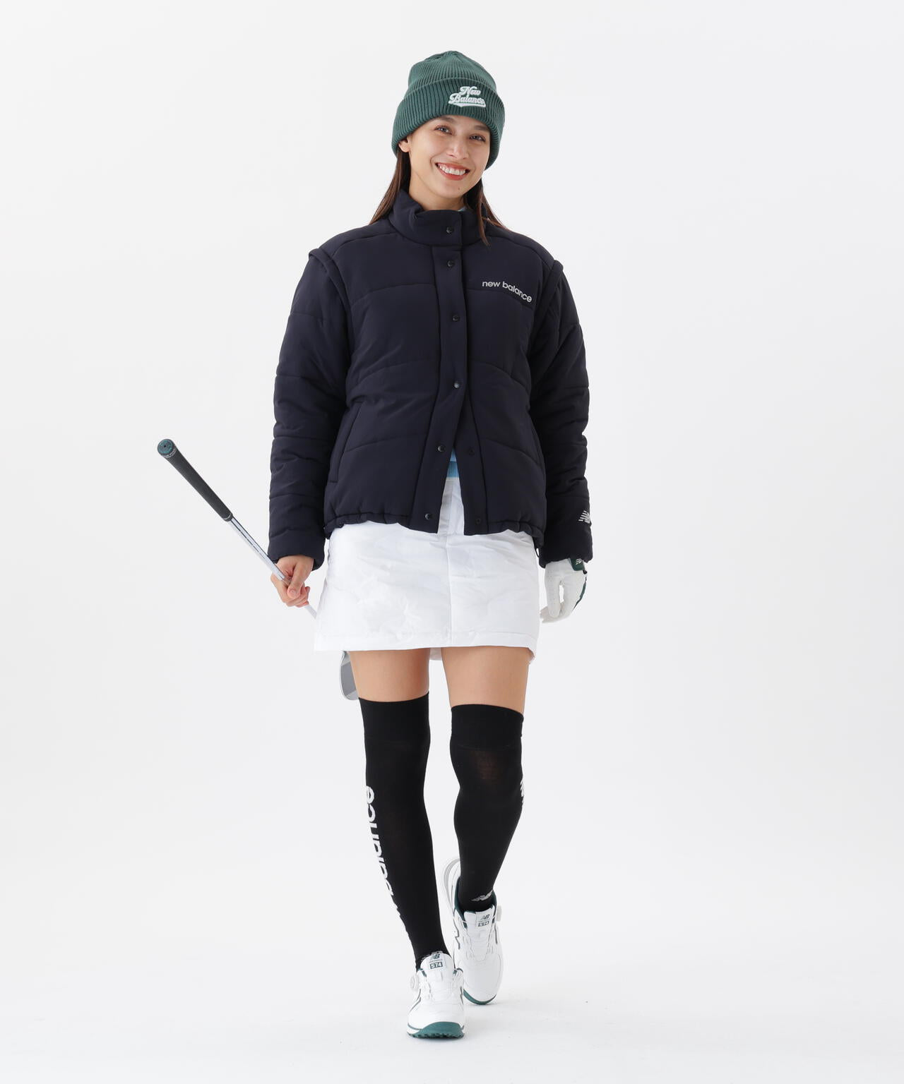 袖脱着2WAY 中綿 フルジップ ブルゾン (WOMENS) | new balance golf