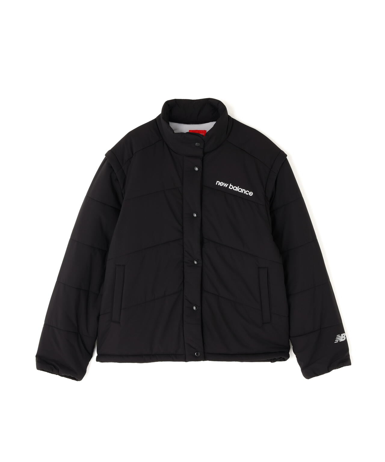 【極美品】ニューバランスゴルフ　2way中綿耐熱ハーフジップジャケット　L 袖脱着2WAY 中綿 フルジップ ブルゾン (WOMENS) | new balance golf