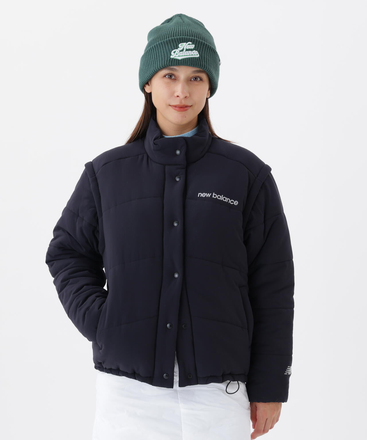 袖脱着2WAY 中綿 フルジップ ブルゾン (WOMENS)