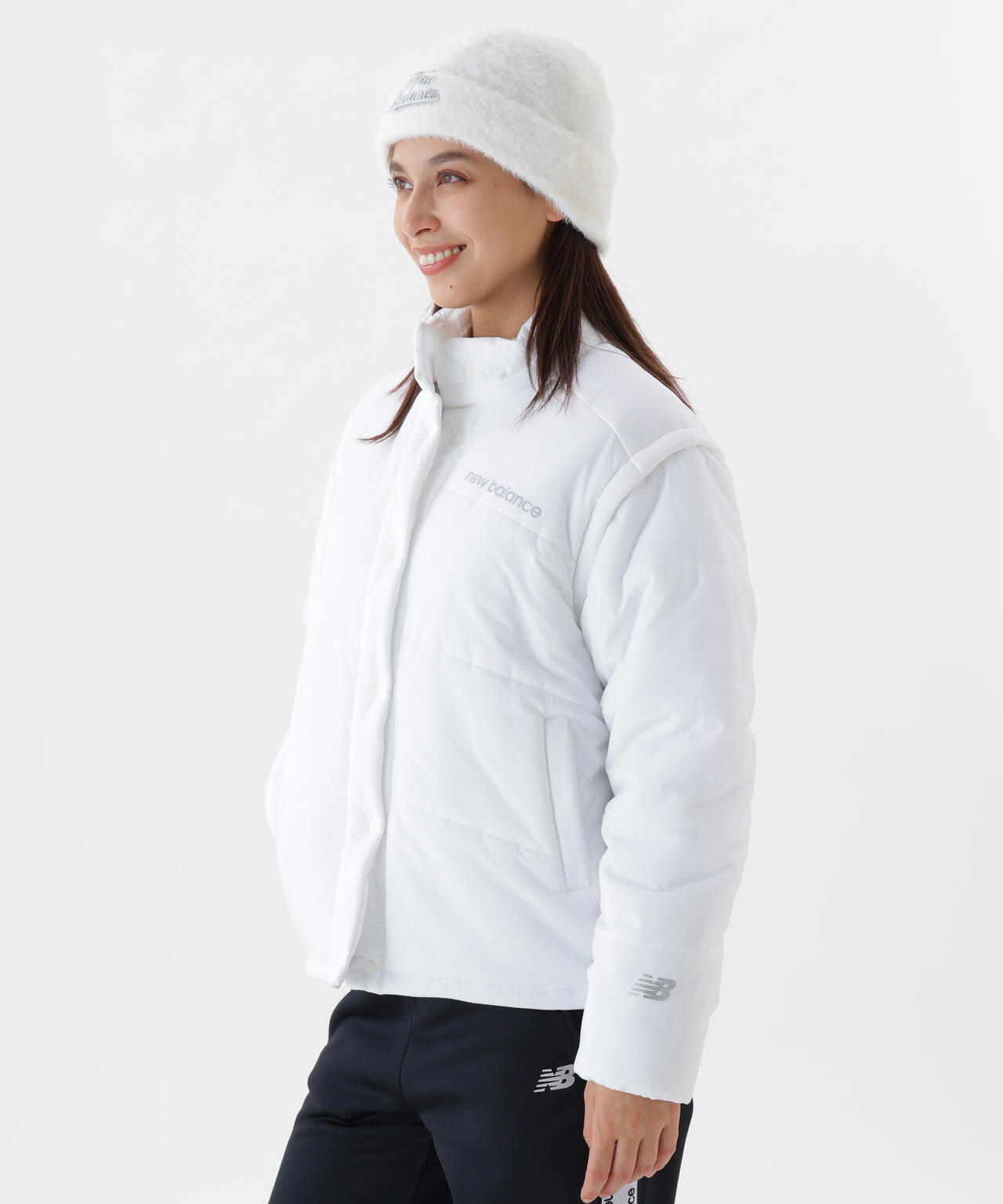 袖脱着2WAY 中綿 フルジップ ブルゾン (WOMENS)