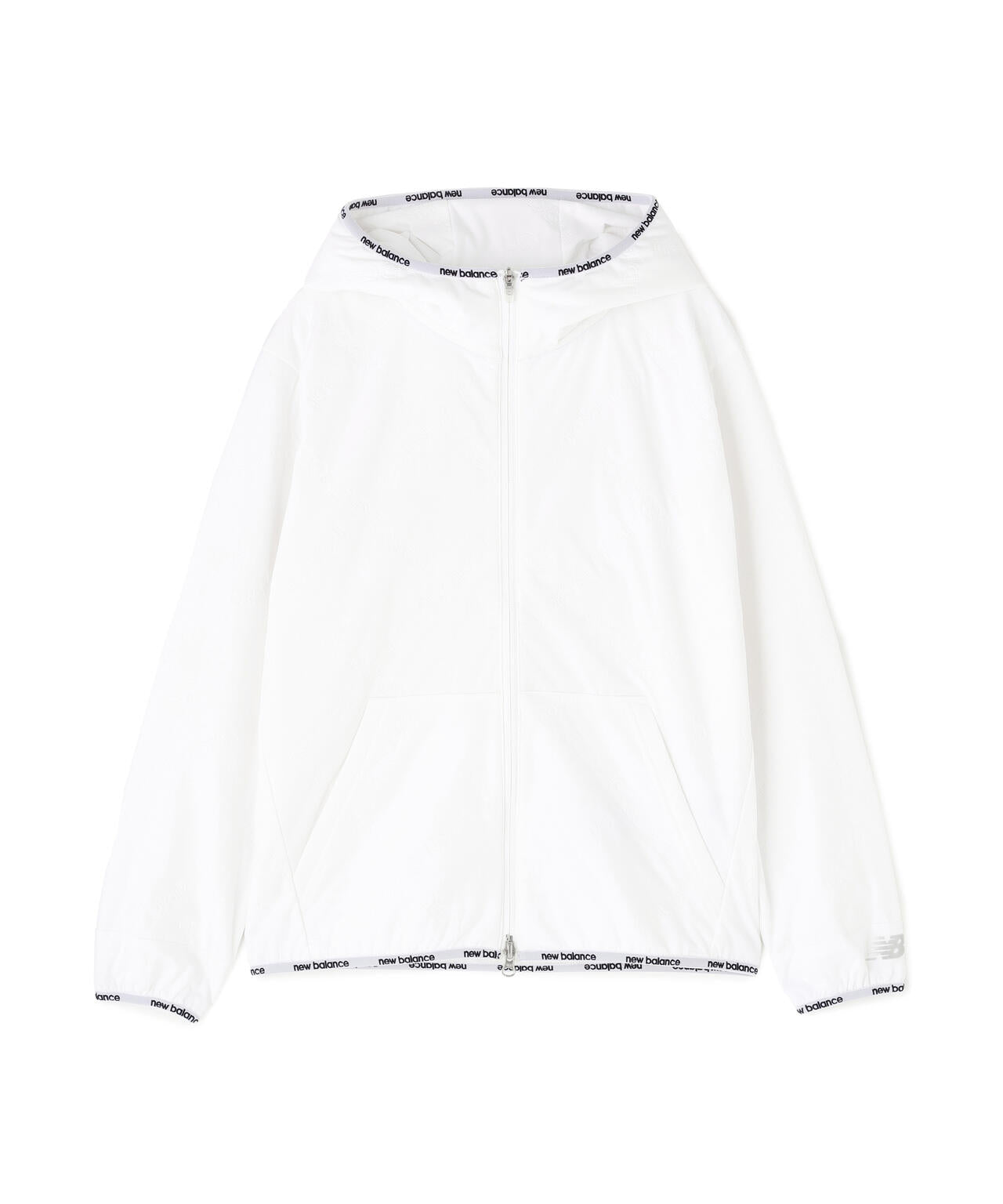 防風 撥水 保温 ロゴダイヤチェックキルト フルジップ フーディー