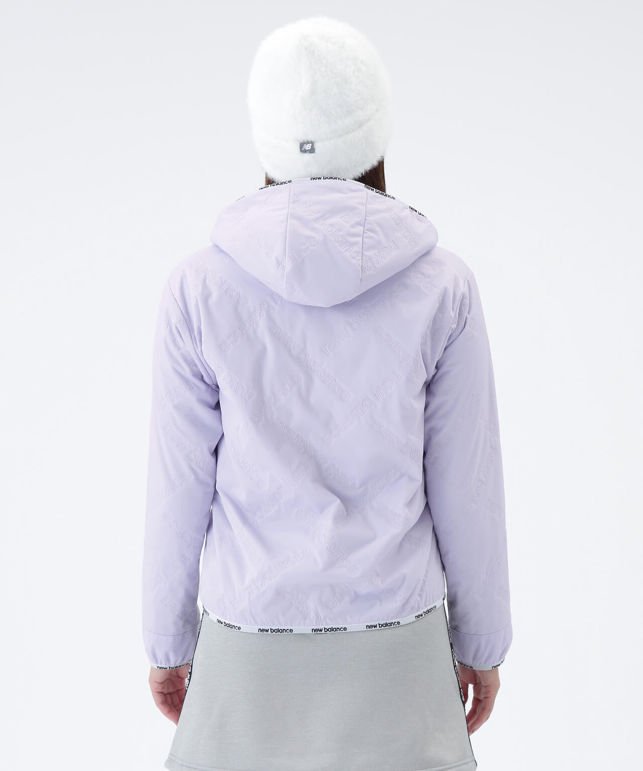 防風 撥水 保温 ロゴダイヤチェックキルト フルジップ フーディー