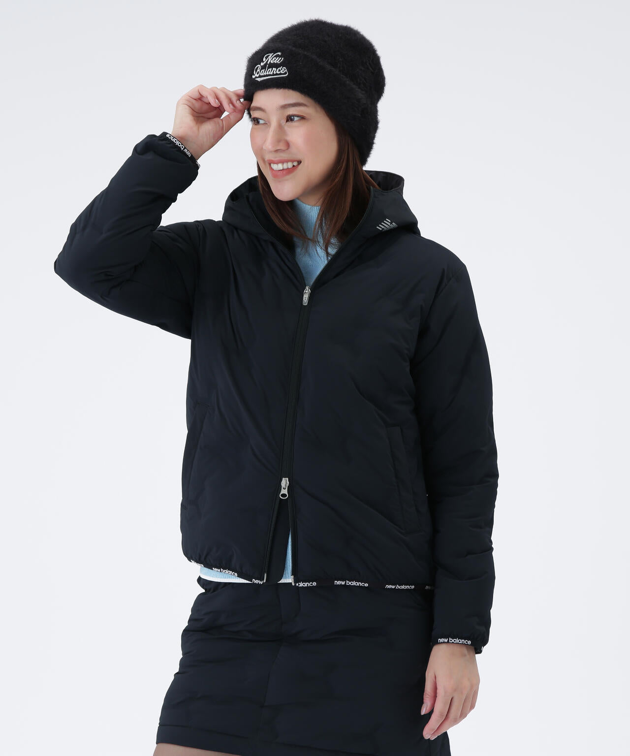 撥水 保温 ライトダウン フルジップ フーディー (WOMENS) | new