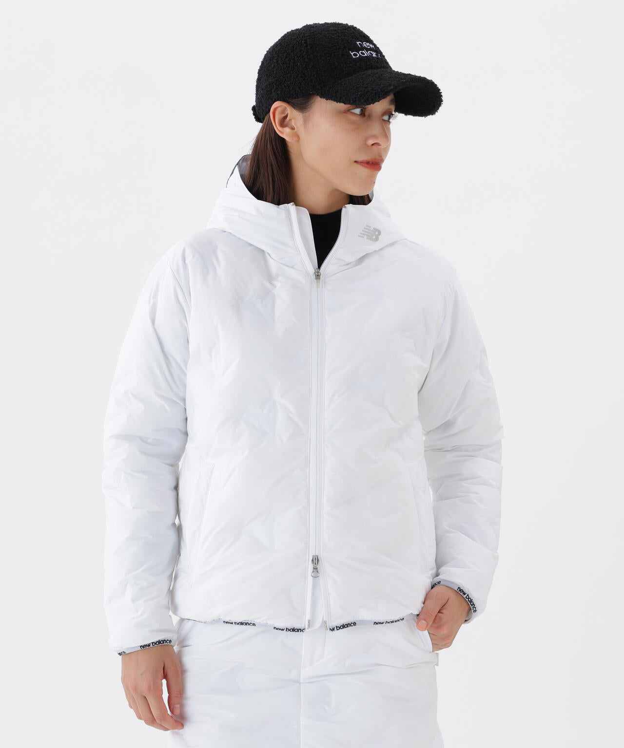 撥水 保温 ライトダウン フルジップ フーディー (WOMENS)