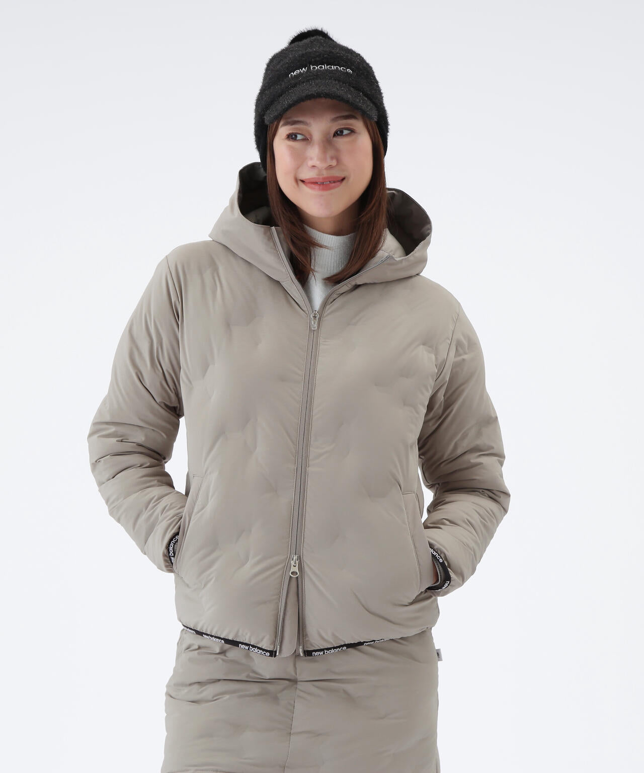 撥水 保温 ライトダウン フルジップ フーディー (WOMENS) | new