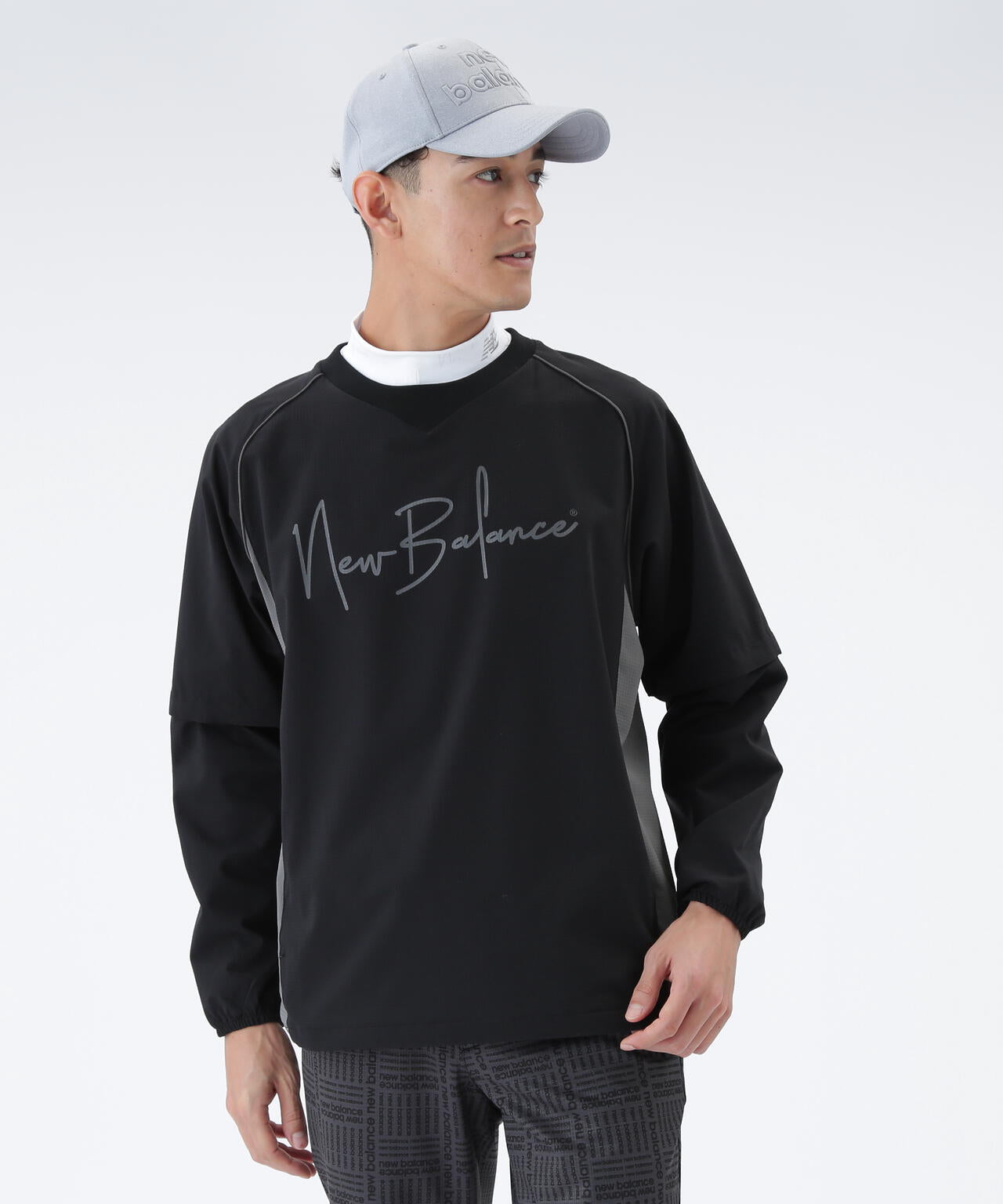 袖脱着 クルーネック スニードジャケット (MENS)