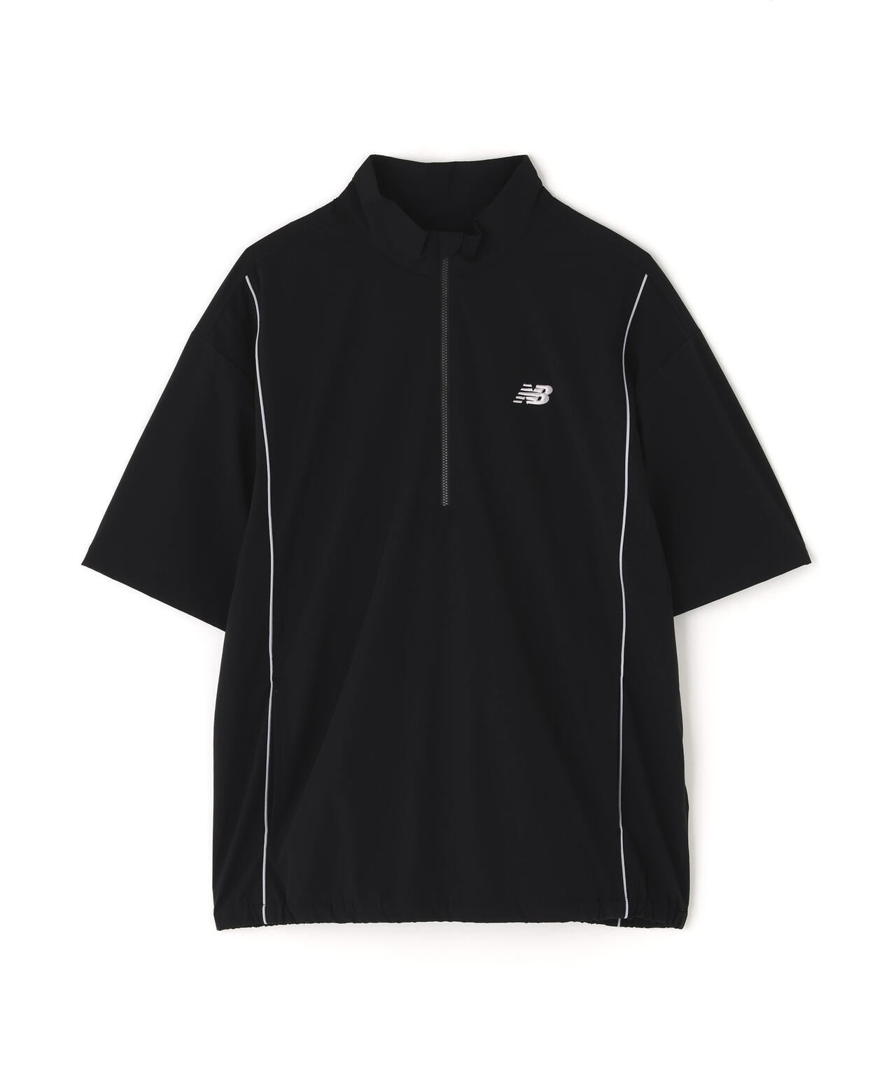 ストレッチ 撥水 ハーフスリーブ スタンドジップ ブルゾン (MENS)